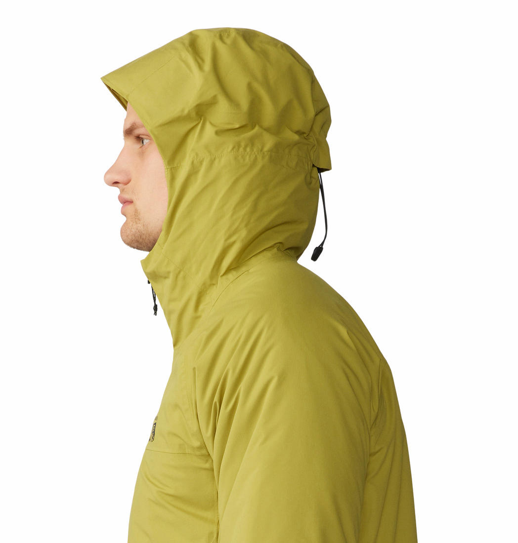 Mountain Hardwear Men Green Stretch Ozonic Insulated Jacket