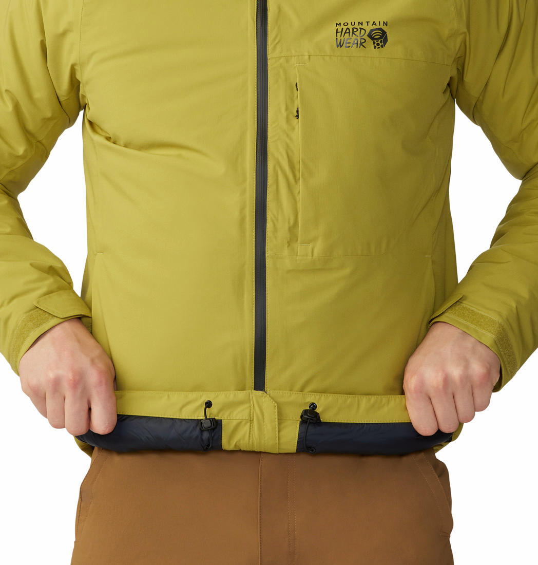 Mountain Hardwear Men Green Stretch Ozonic Insulated Jacket