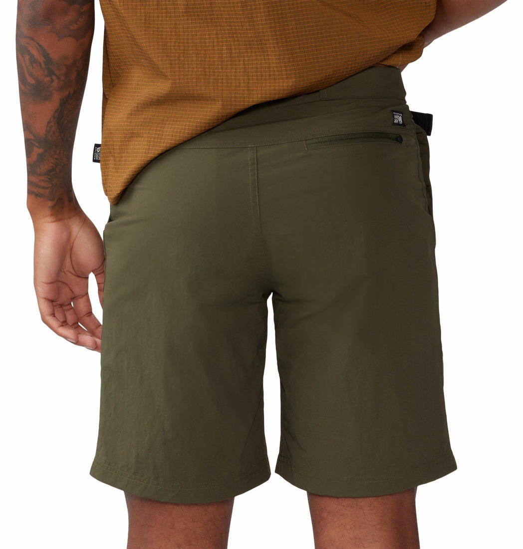 Mountain Hardwear Mens Green Stryder Short