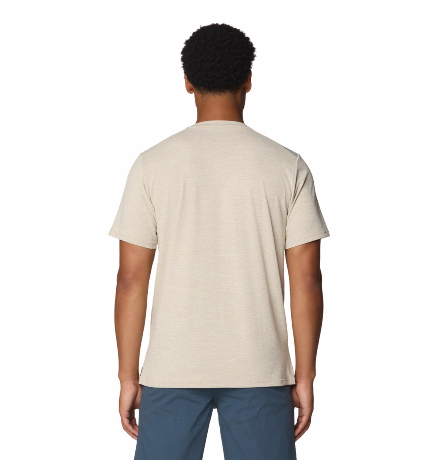 MHW Men Beige Sunblocker Short Sleeve