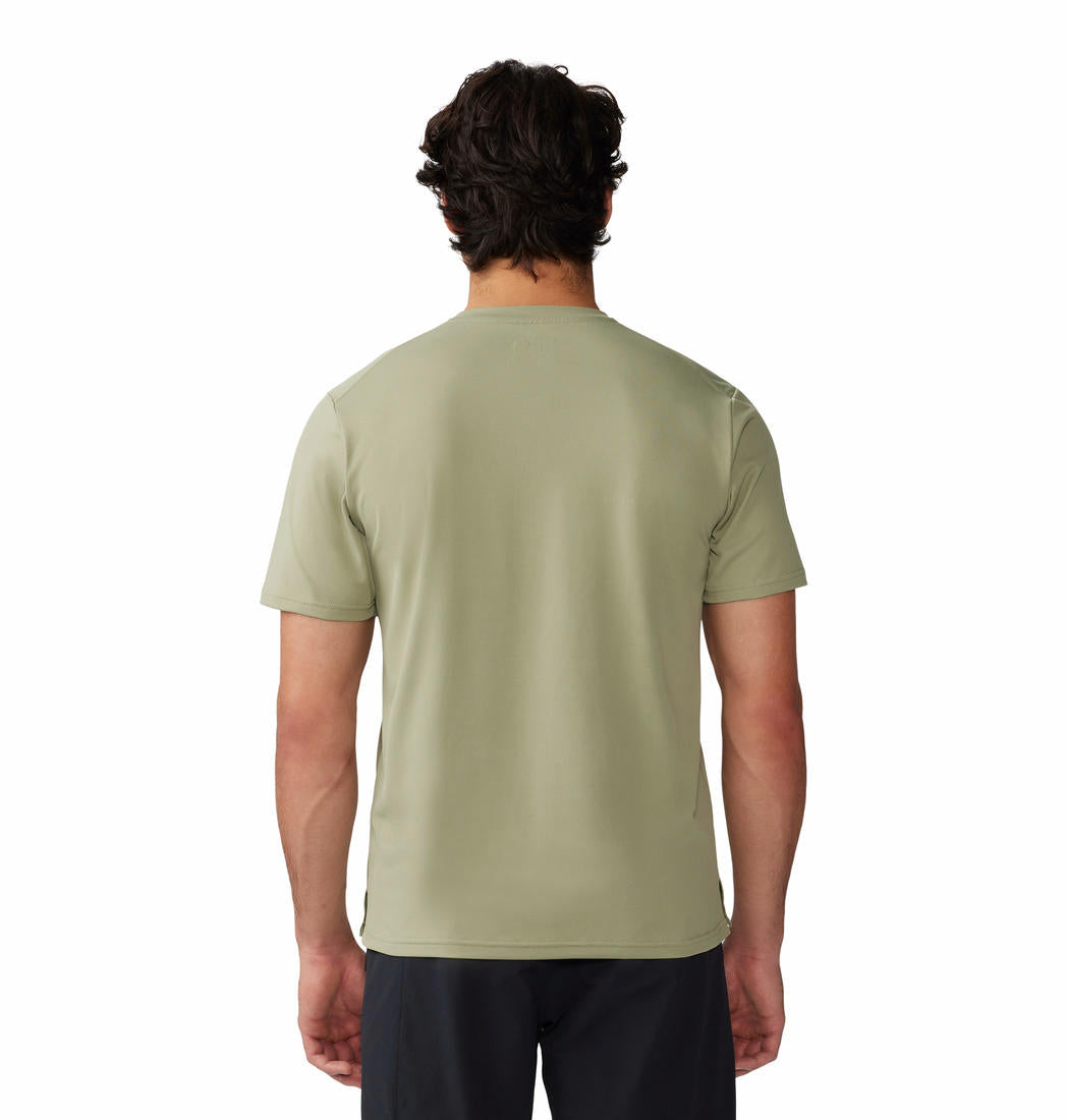 Mountain Hardwear Mens Green Sunblocker Short Sleeve
