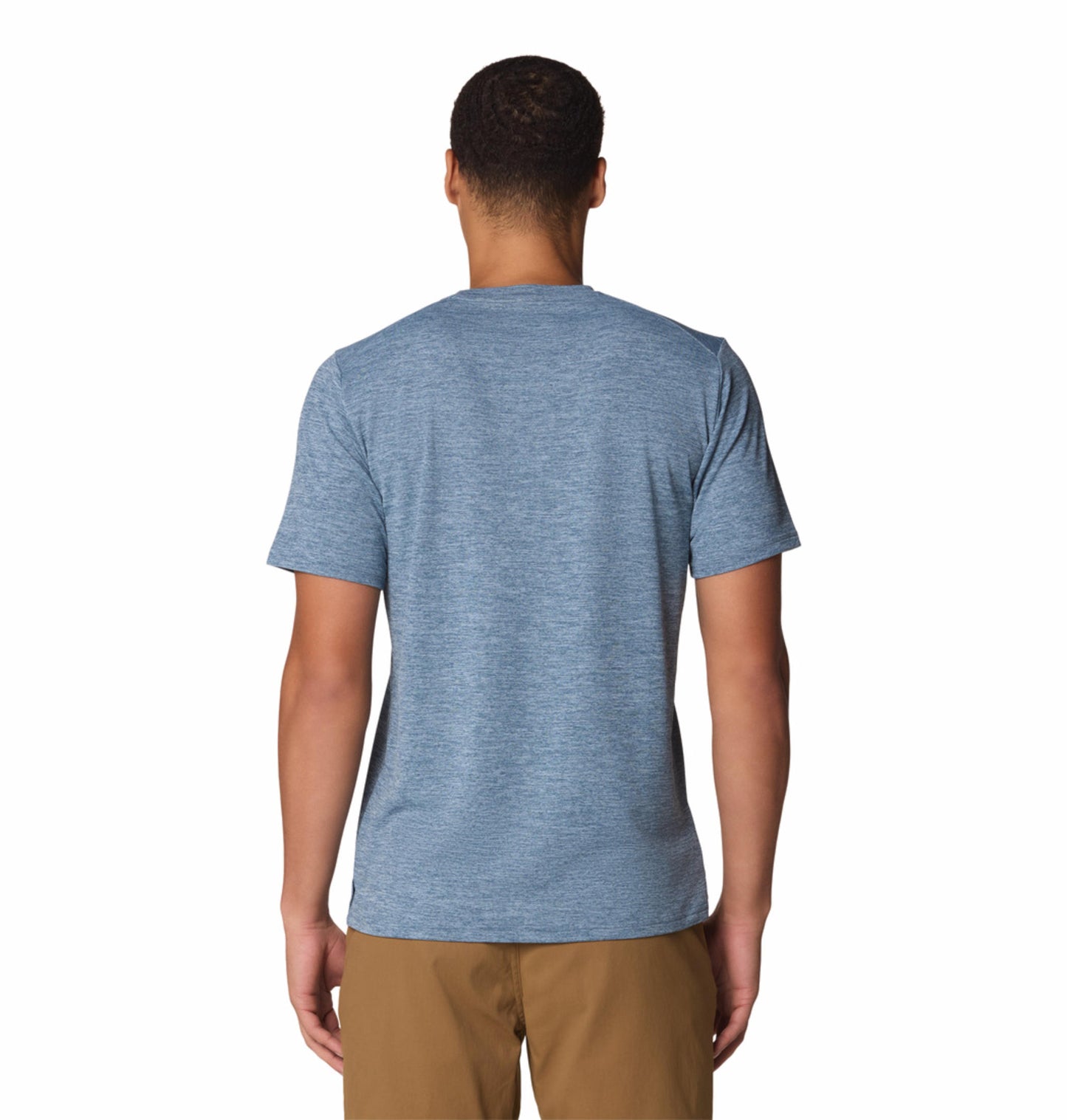 Mountain Hardwear Men Blue UPF 50 Sunblocker Tshirt (Sun Protection)