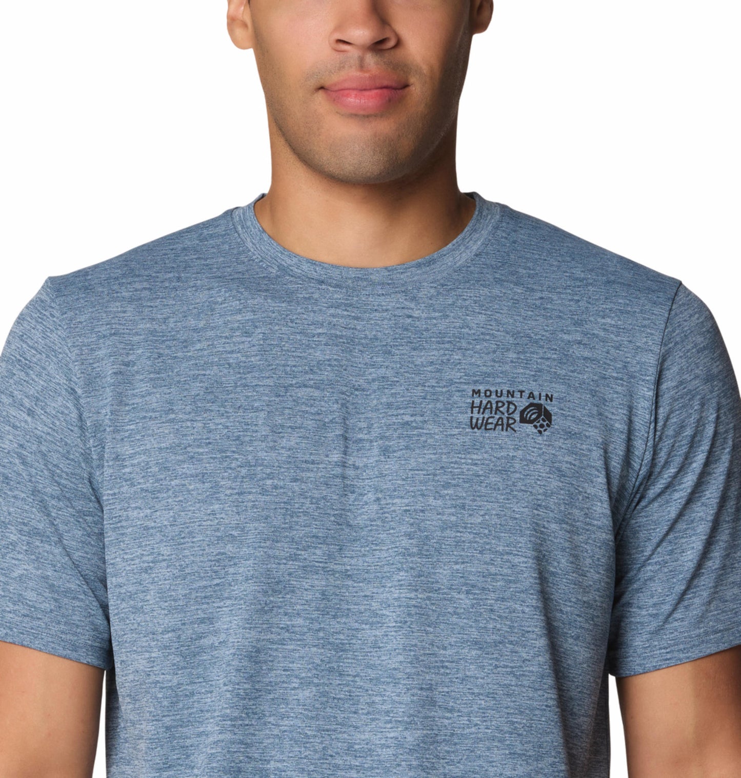 Mountain Hardwear Men Blue UPF 50 Sunblocker Tshirt (Sun Protection)