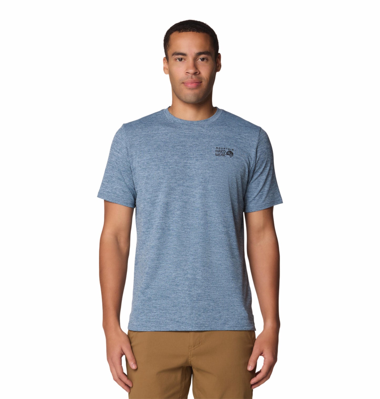 Mountain Hardwear Men Blue UPF 50 Sunblocker Tshirt (Sun Protection)