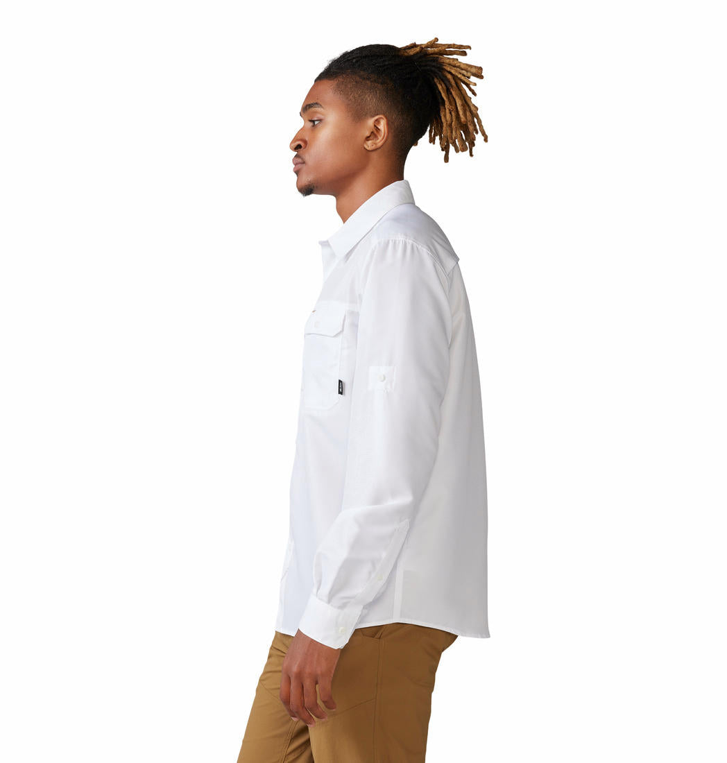 Mountain Hardwear Mens White Canyon Long Sleeve Shirt