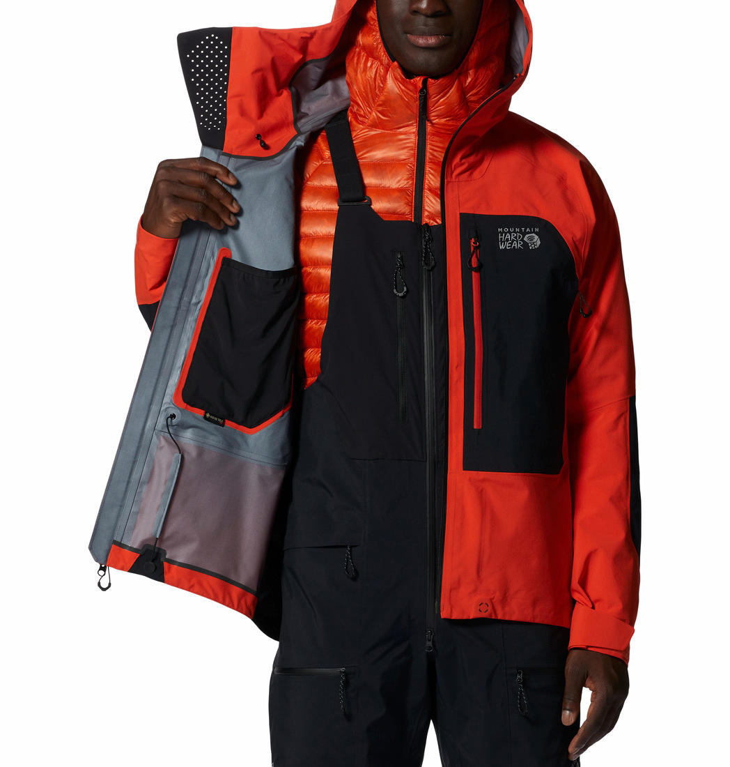 MHW Men Orange Routefinder GORE-TEX PRO Jacket