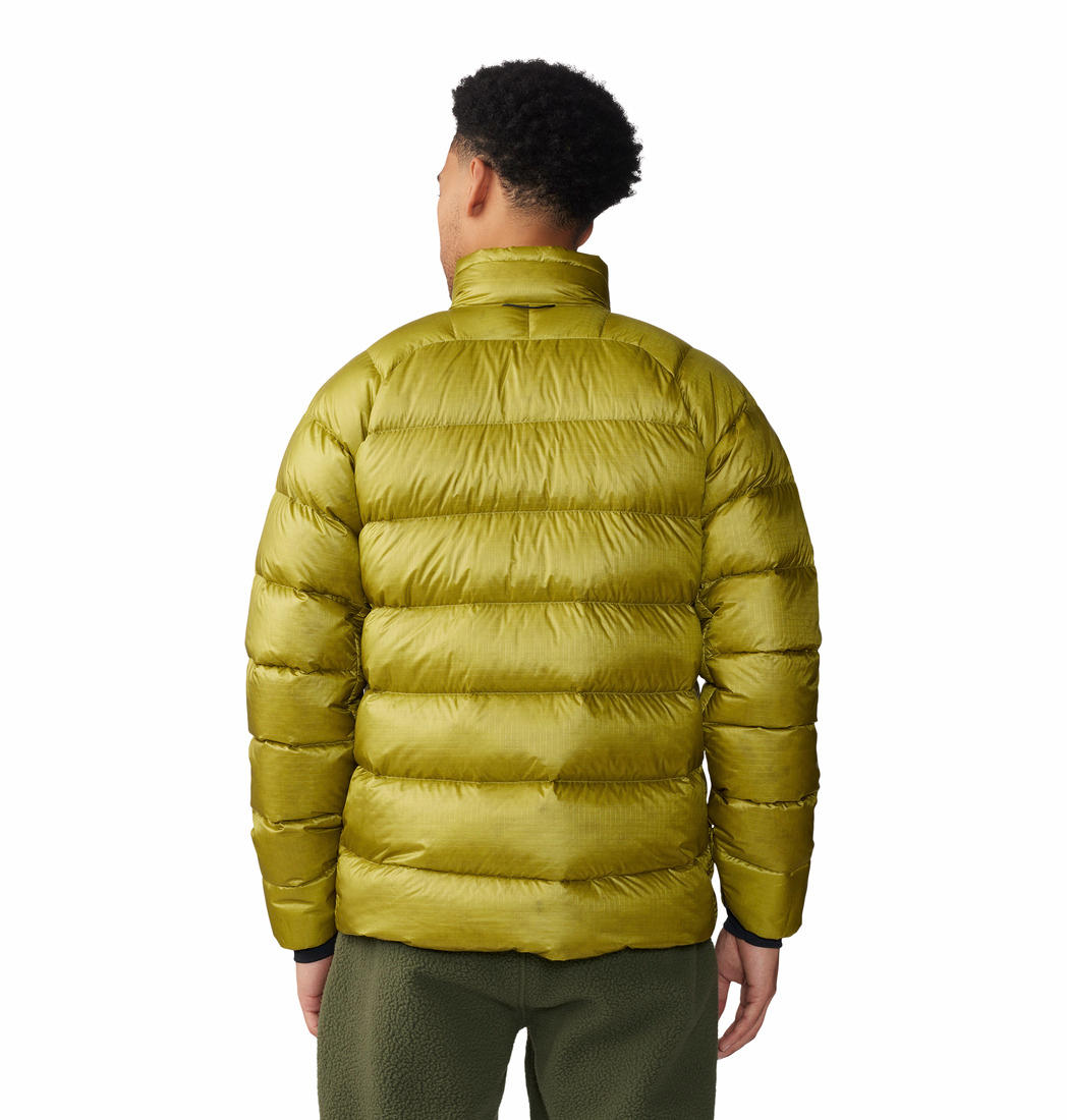 Mountain Hardwear Men Green Phantom Alpine Down Jacket