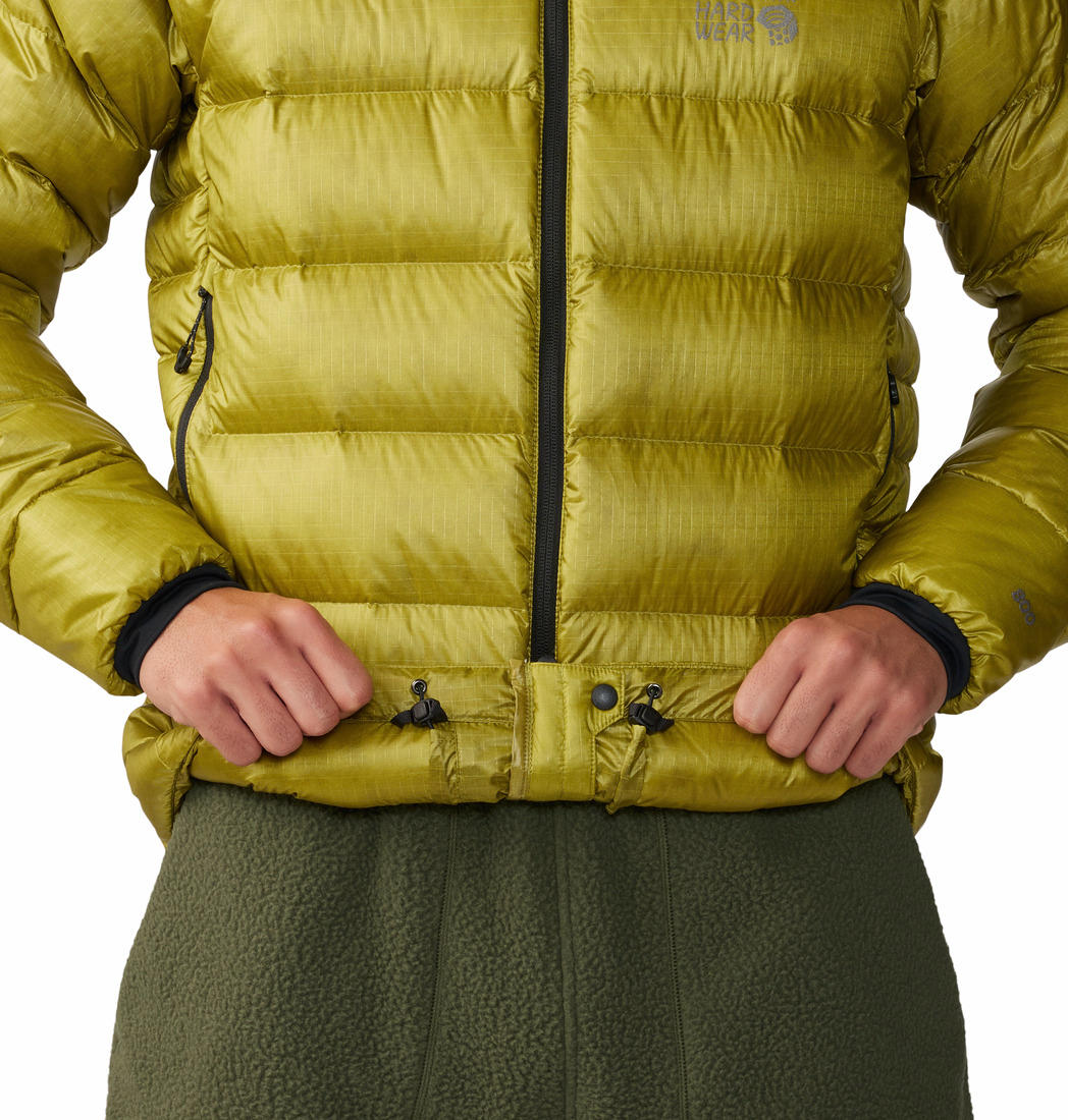 Mountain Hardwear Men Green Phantom Alpine Down Jacket