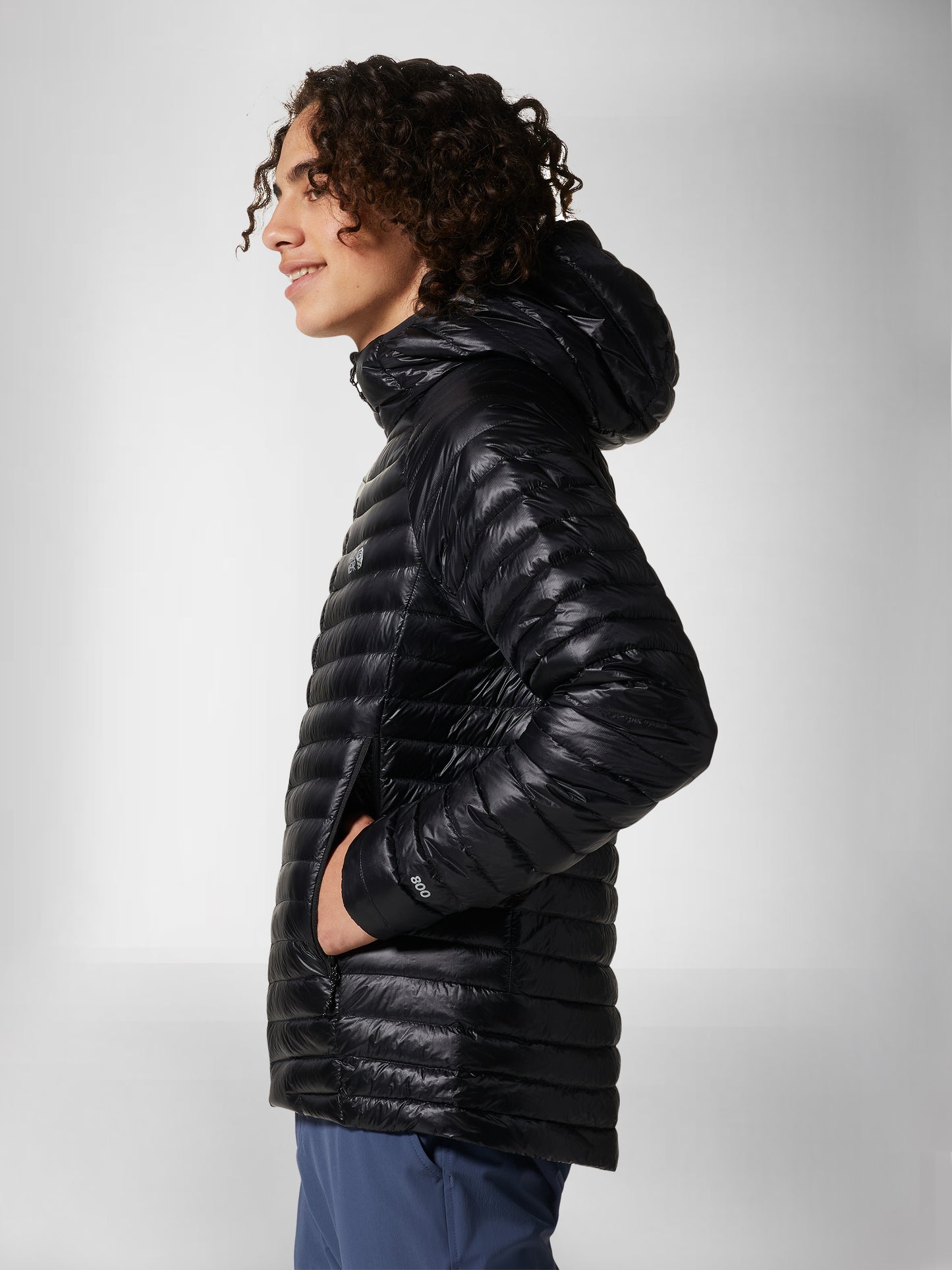 Mountain Hardwear Men Black Q.Shield Ghost Whisperer Down Jacket