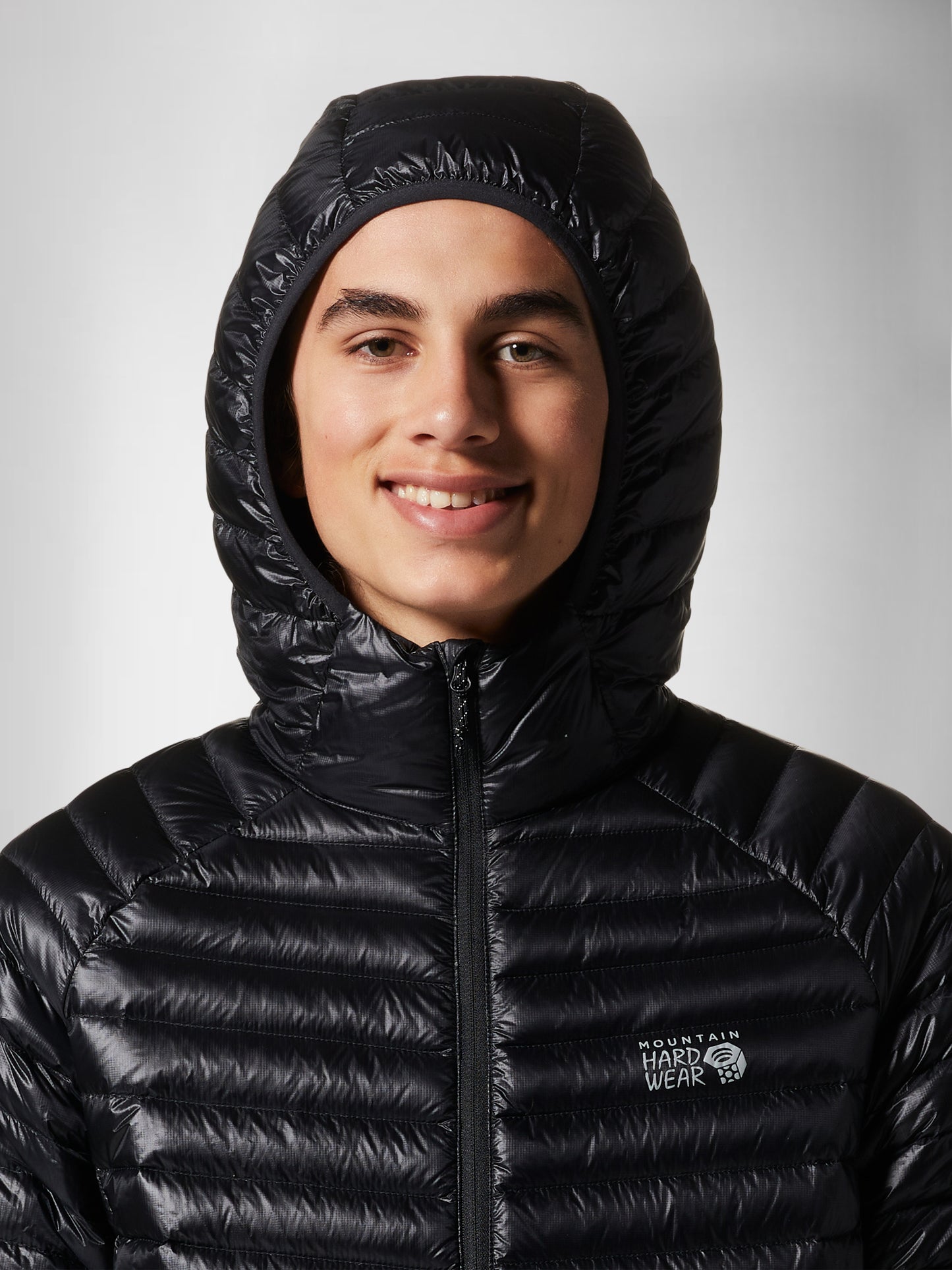 Mountain Hardwear Men Black Q.Shield Ghost Whisperer Down Jacket