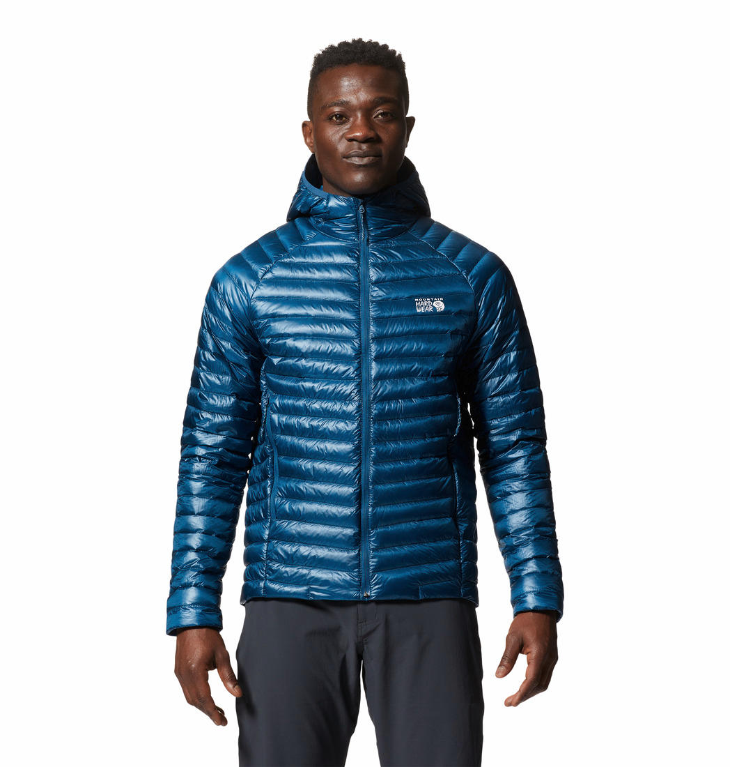 Mountain Hardwear Mens Blue Ghost Whisperer/2 Hoody