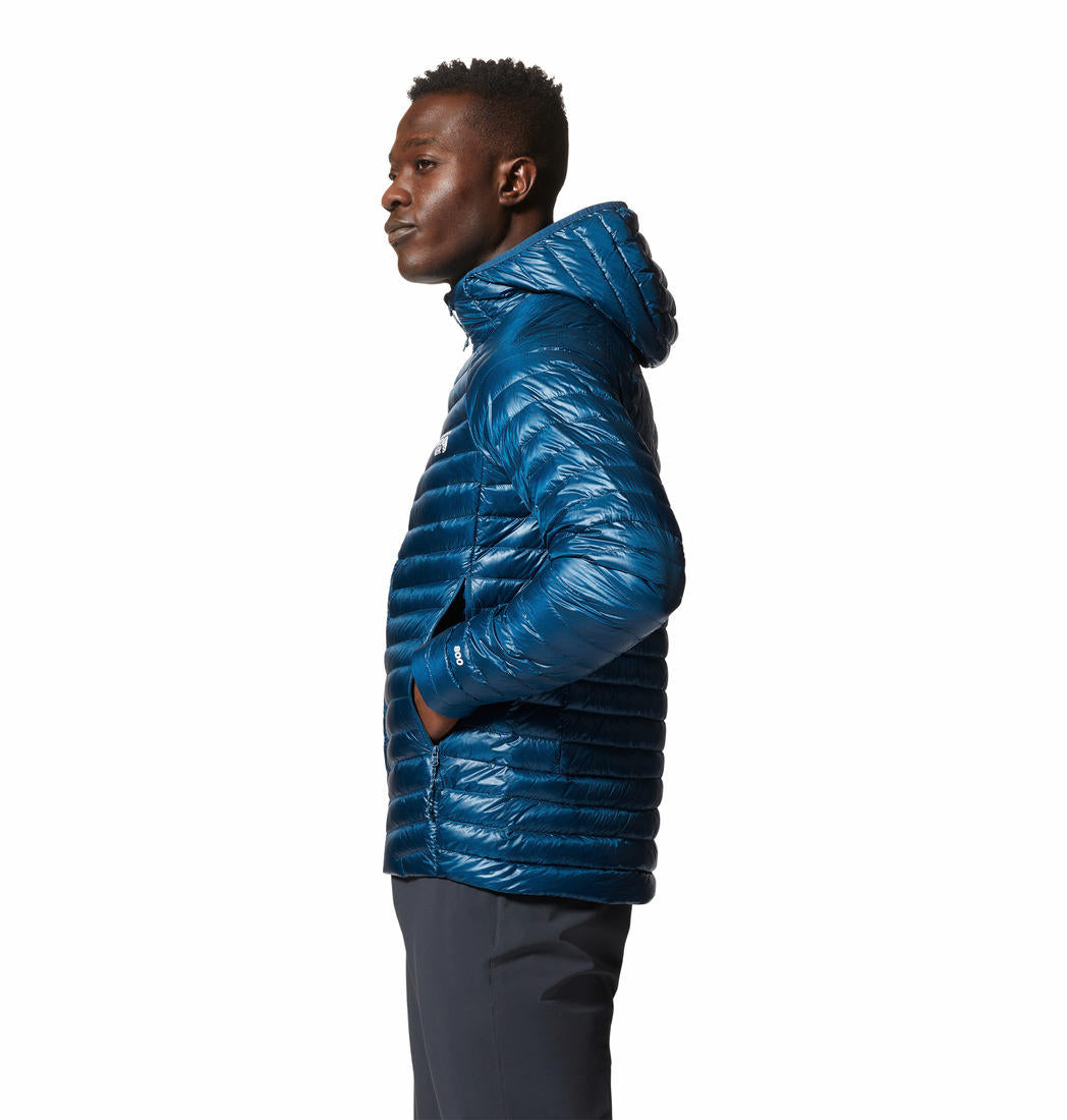 Mountain Hardwear Mens Blue Ghost Whisperer/2 Hoody