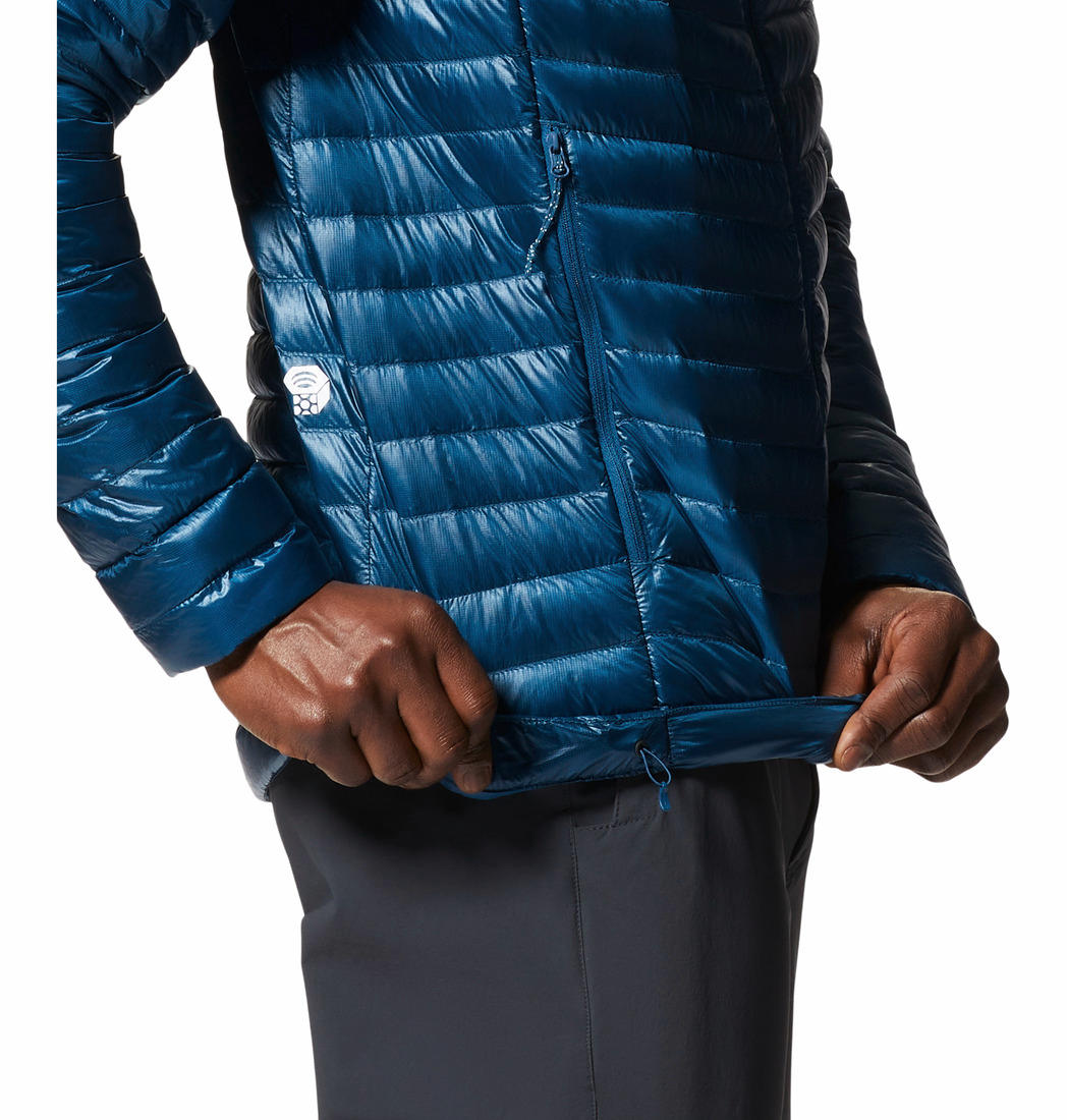 Mountain Hardwear Mens Blue Ghost Whisperer/2 Hoody