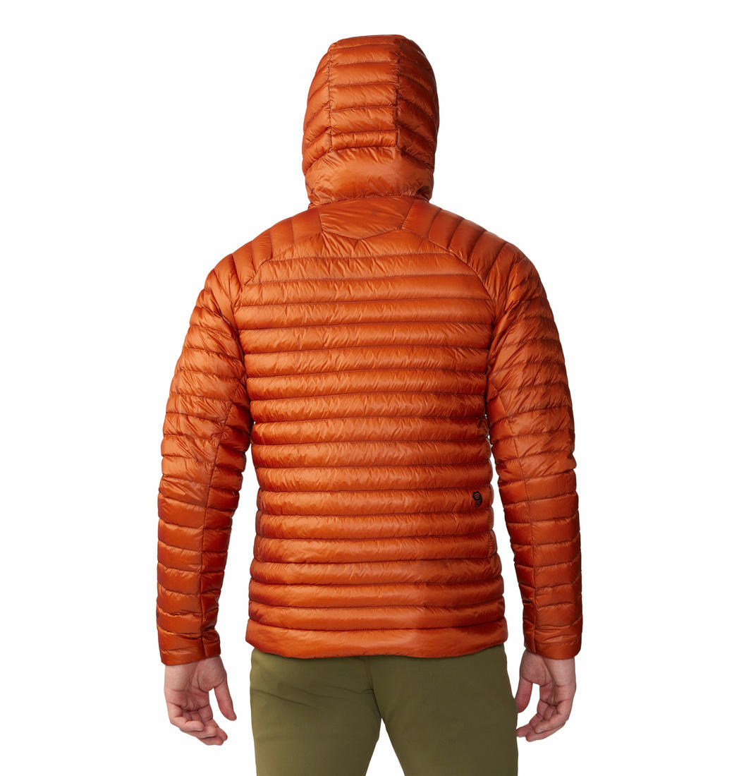 Mountain Hardwear Men Orange Ghost Whisperer/2 Hoody