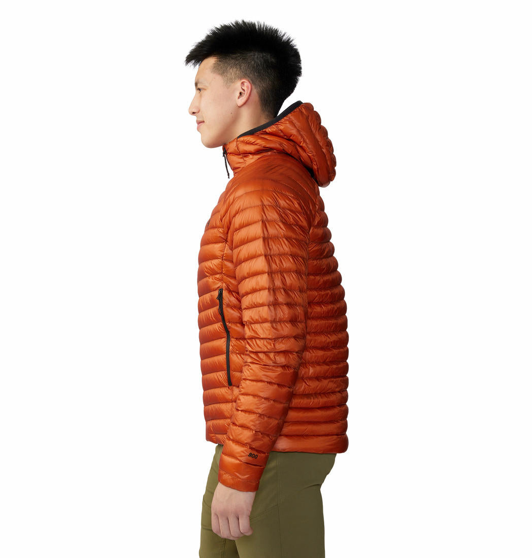 Mountain Hardwear Men Orange Ghost Whisperer/2 Hoody