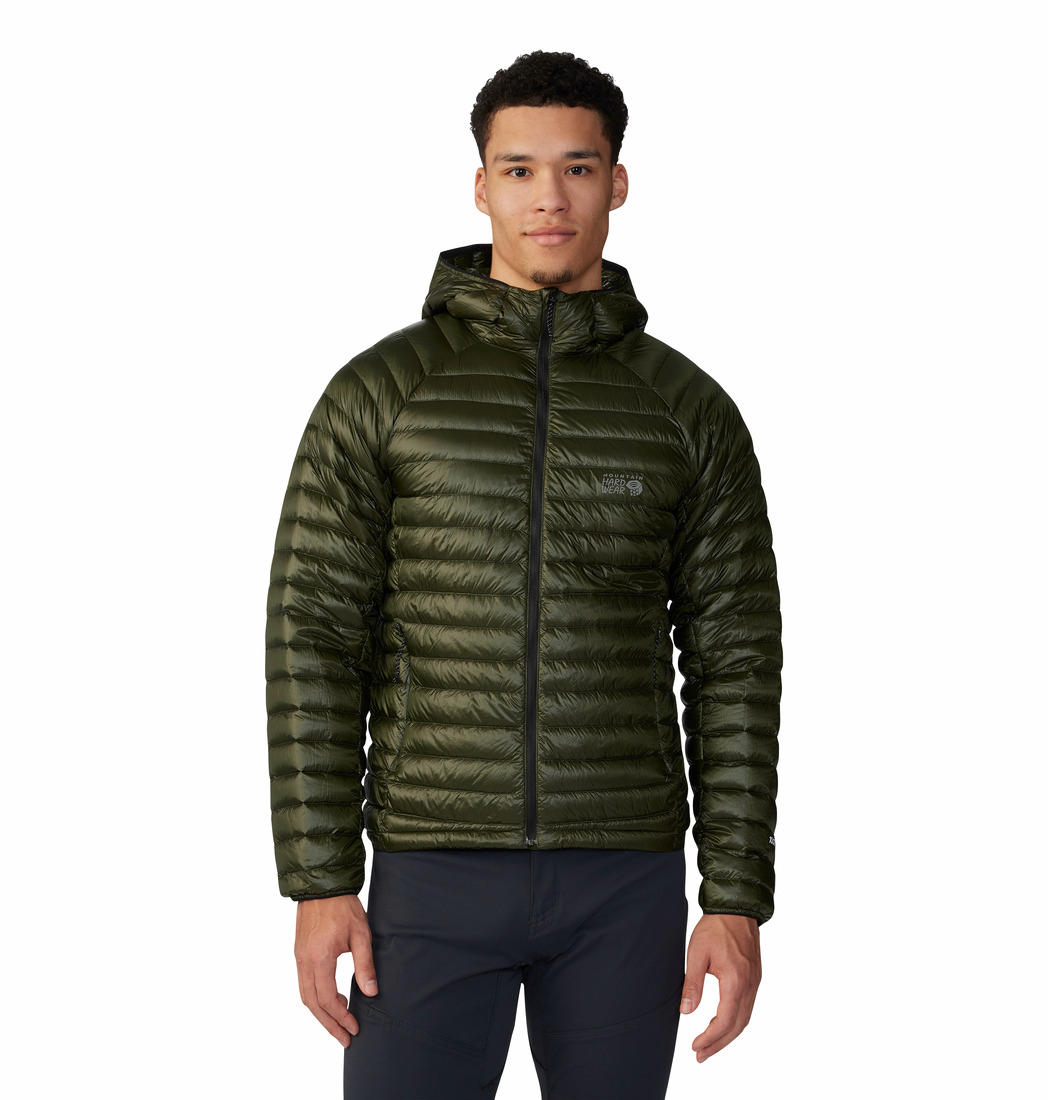 Mountain Hardwear Men Green Ghost Whisperer UL Hoody