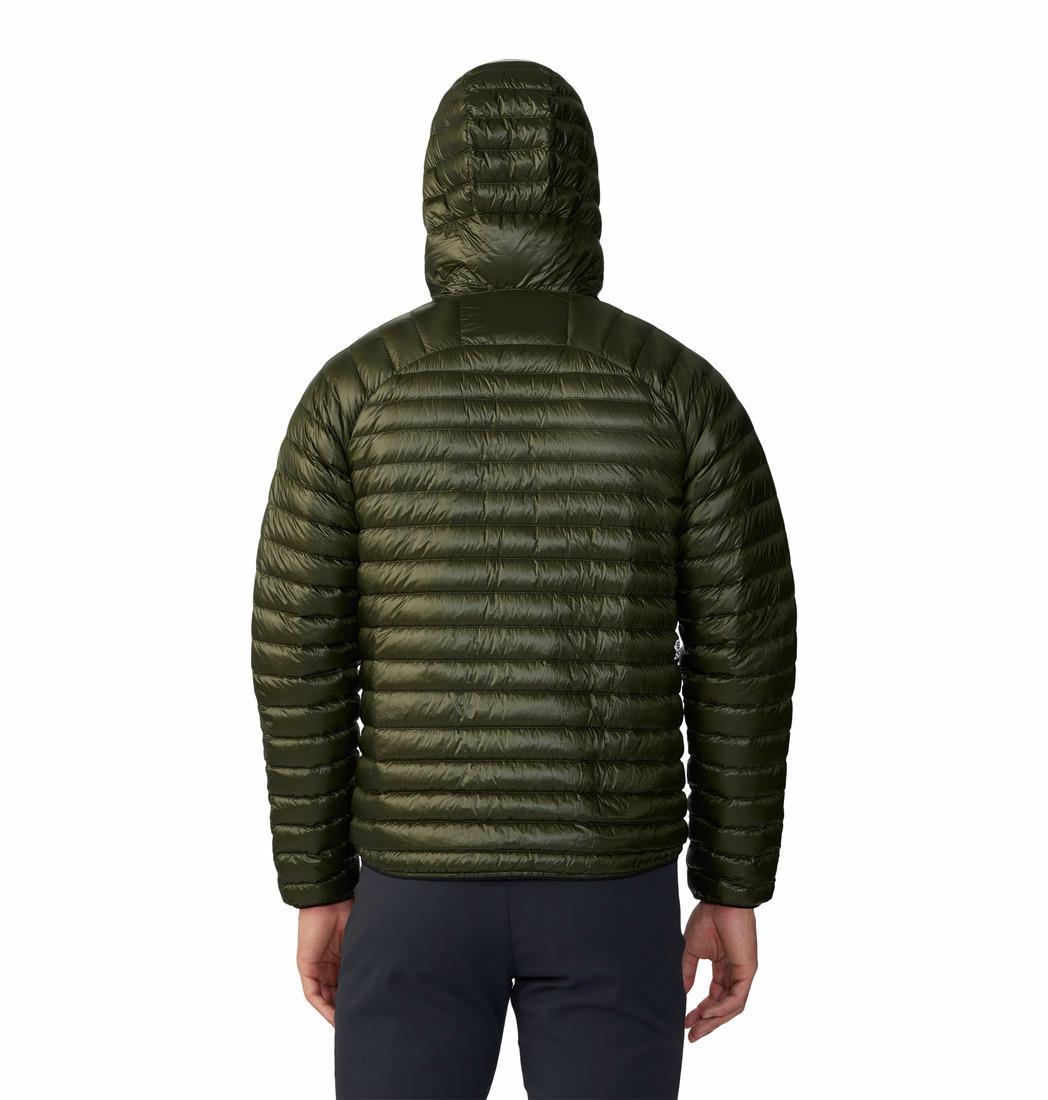 Mountain Hardwear Men Green Ghost Whisperer UL Hoody