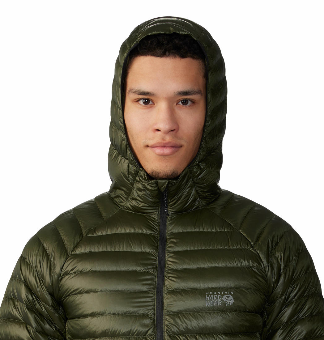Mountain Hardwear Men Green Ghost Whisperer UL Hoody