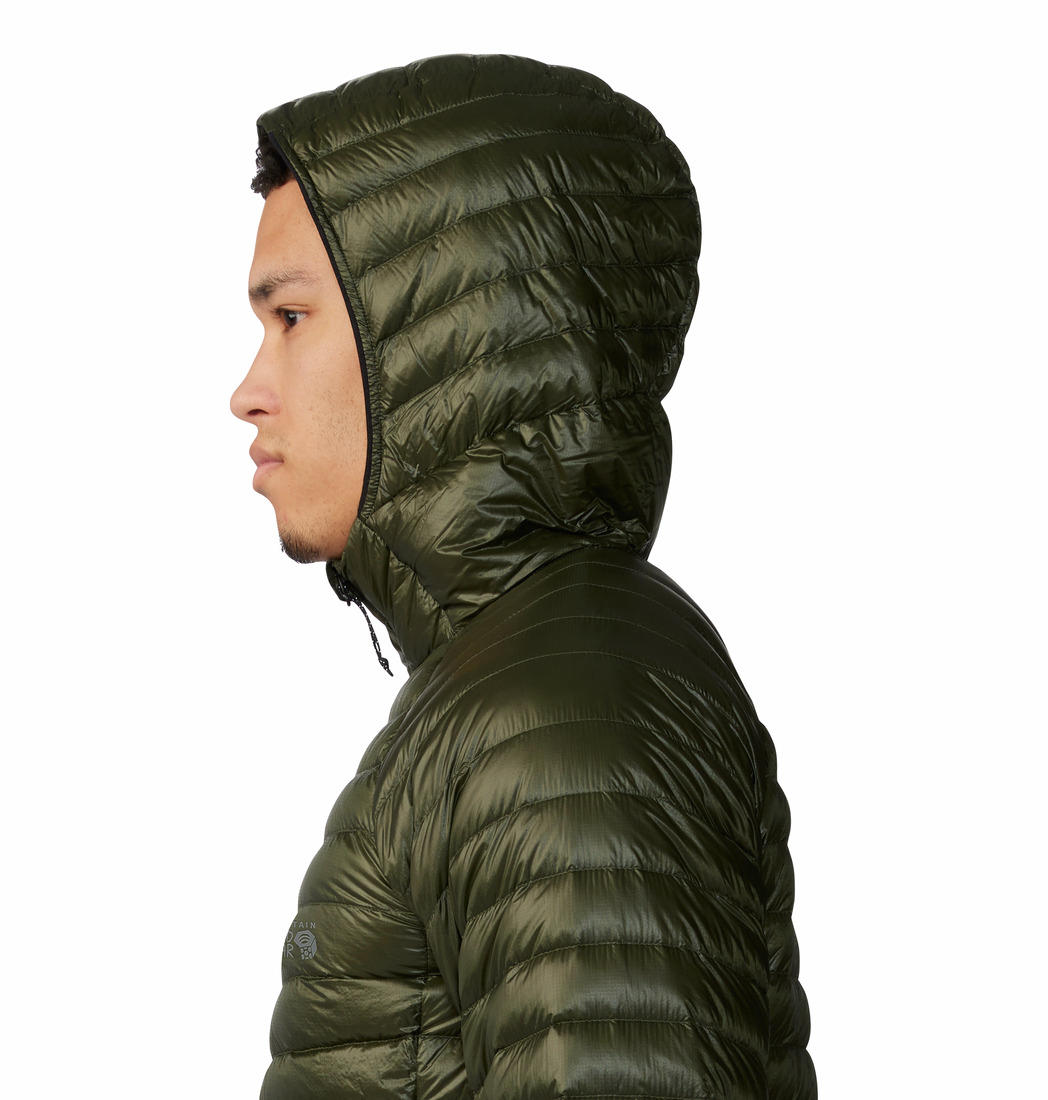Mountain Hardwear Men Green Ghost Whisperer UL Hoody