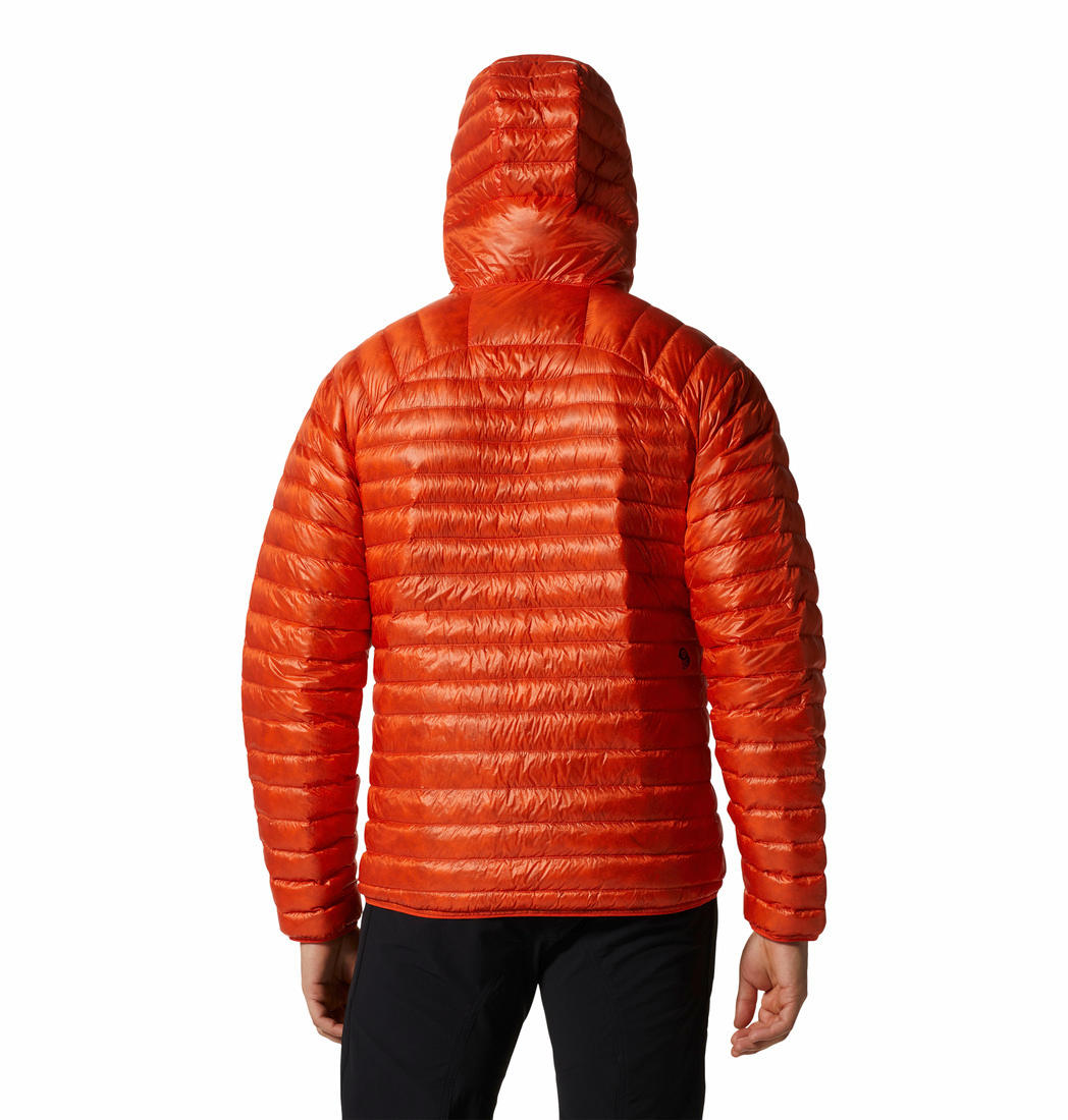 Mountain Hardwear Men Orange Ghost Whisperer UL Hoody