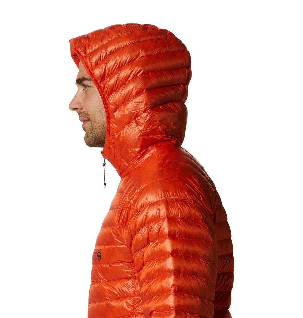 Mountain Hardwear Men Orange Ghost Whisperer UL Hoody