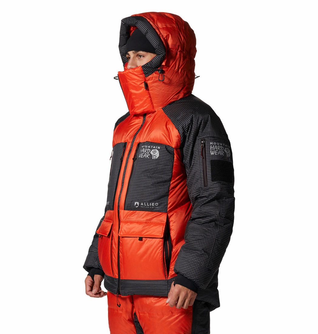 Mountain Hardwear Men Orange Absolute Zero Parka
