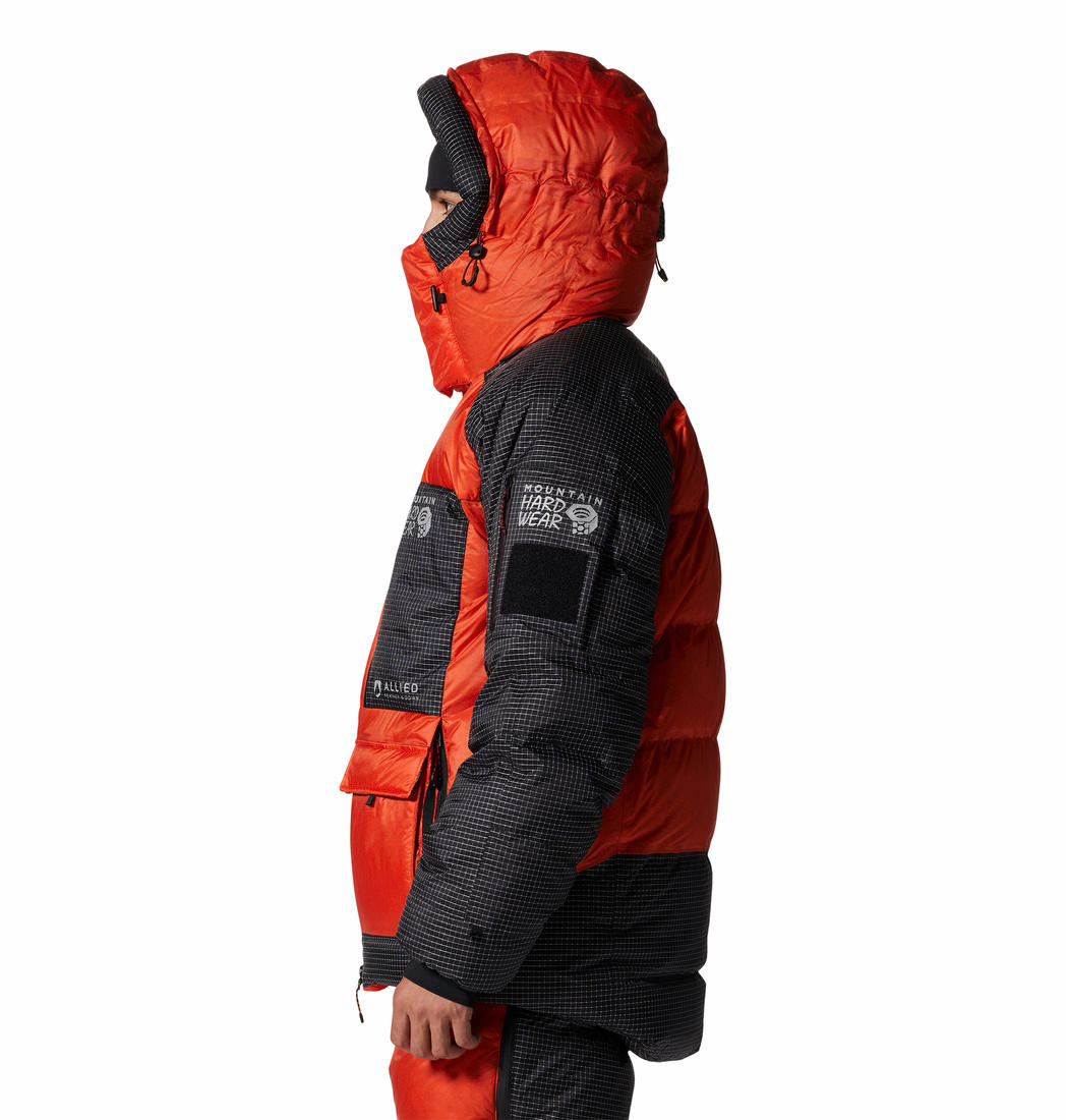 Mountain Hardwear Men Orange Absolute Zero Parka
