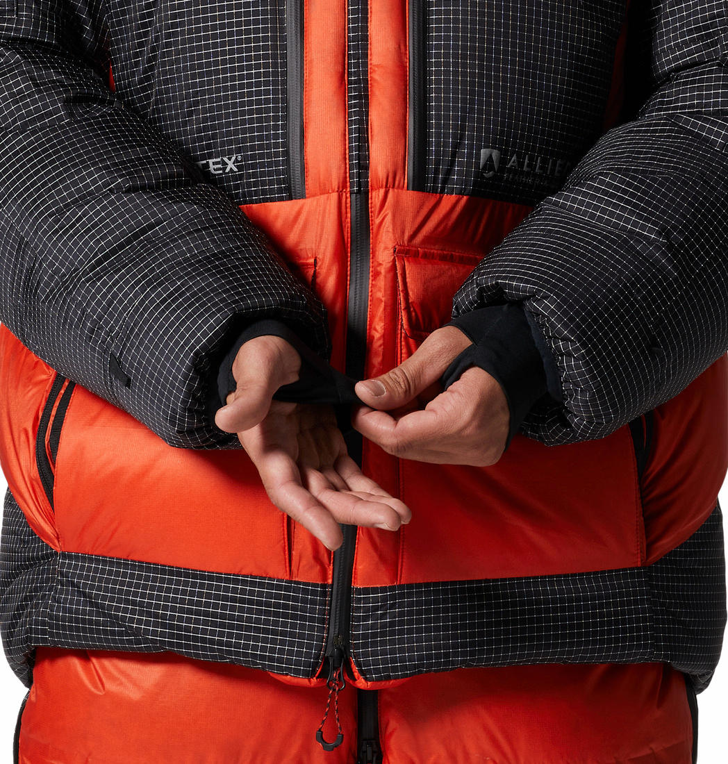 Mountain Hardwear Men Orange Absolute Zero Parka