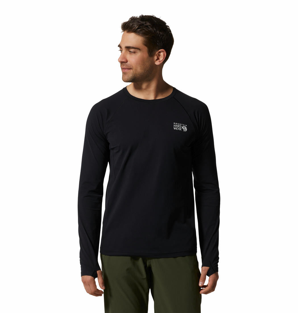 Mountain Hardwear Men Black Mountain Stretch Long Sleeve (Non Returnable)