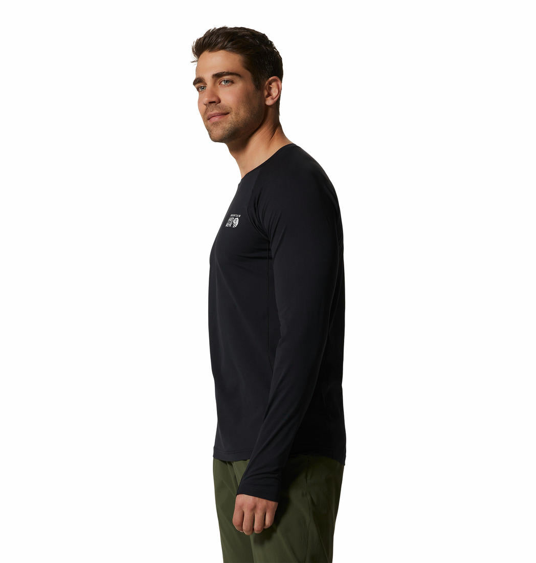 Mountain Hardwear Men Black Mountain Stretch Long Sleeve (Non Returnable)