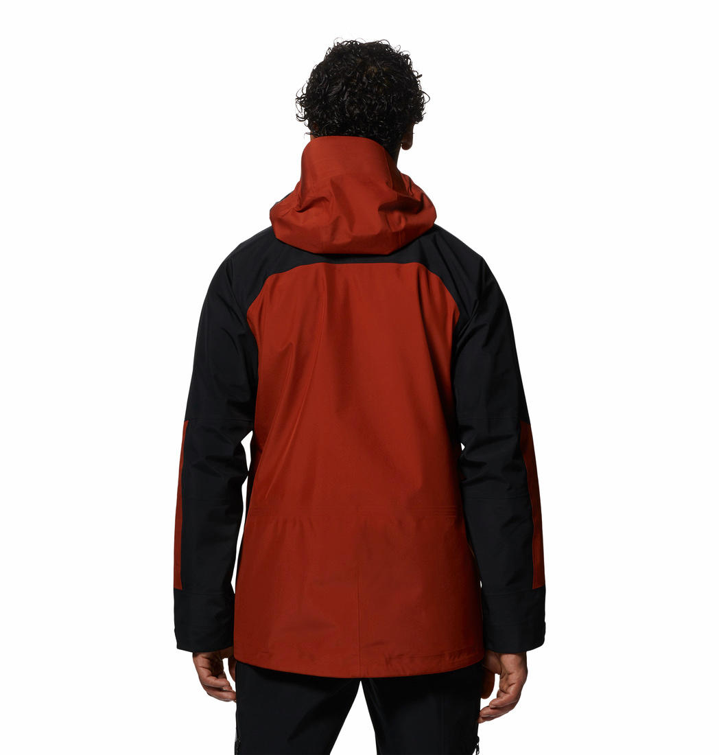 Mountain Hardwear Men Orange Boundary Ridge GORE-TEX Jacket