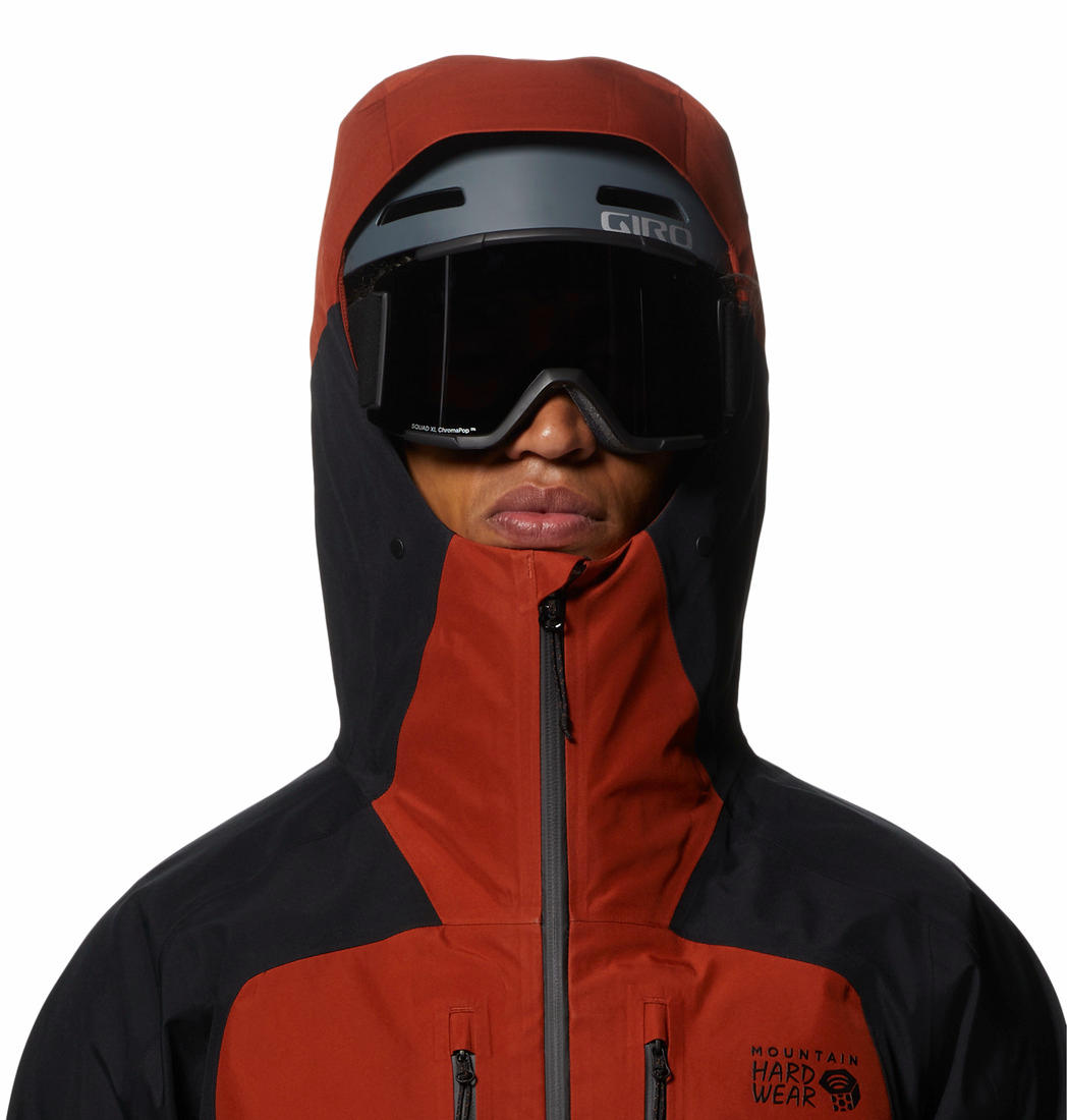 Mountain Hardwear Men Orange Boundary Ridge GORE-TEX Jacket