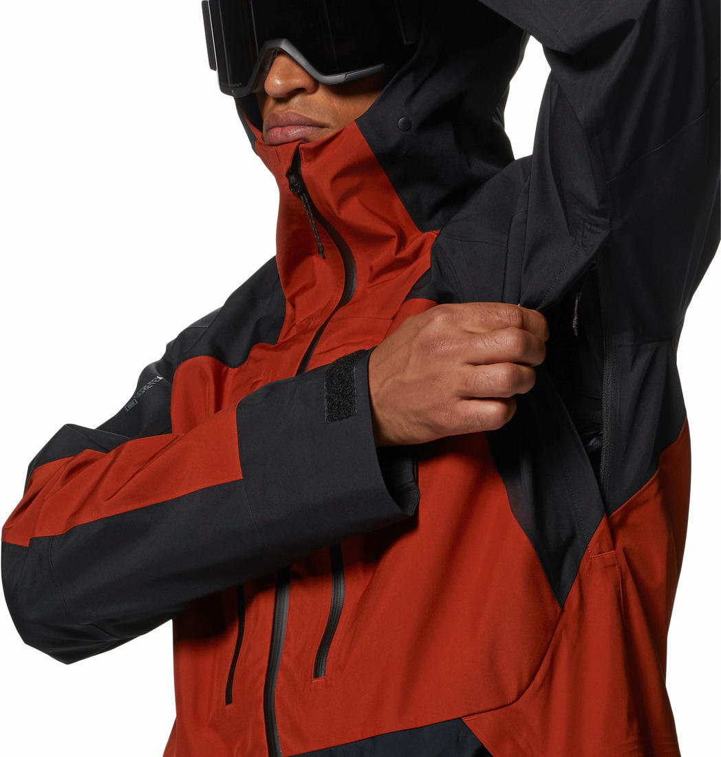 Mountain Hardwear Men Orange Boundary Ridge GORE-TEX Jacket