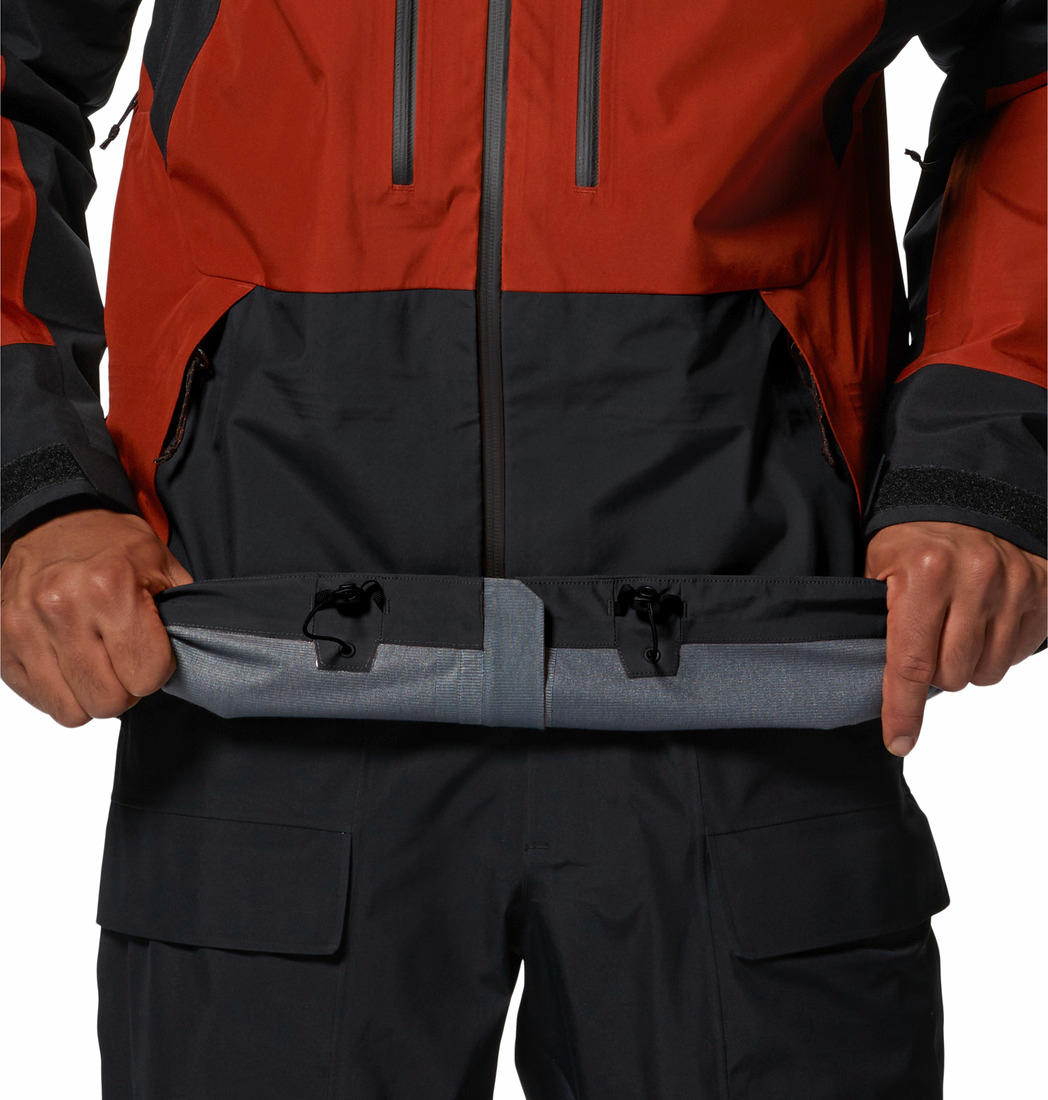 Mountain Hardwear Men Orange Boundary Ridge GORE-TEX Jacket