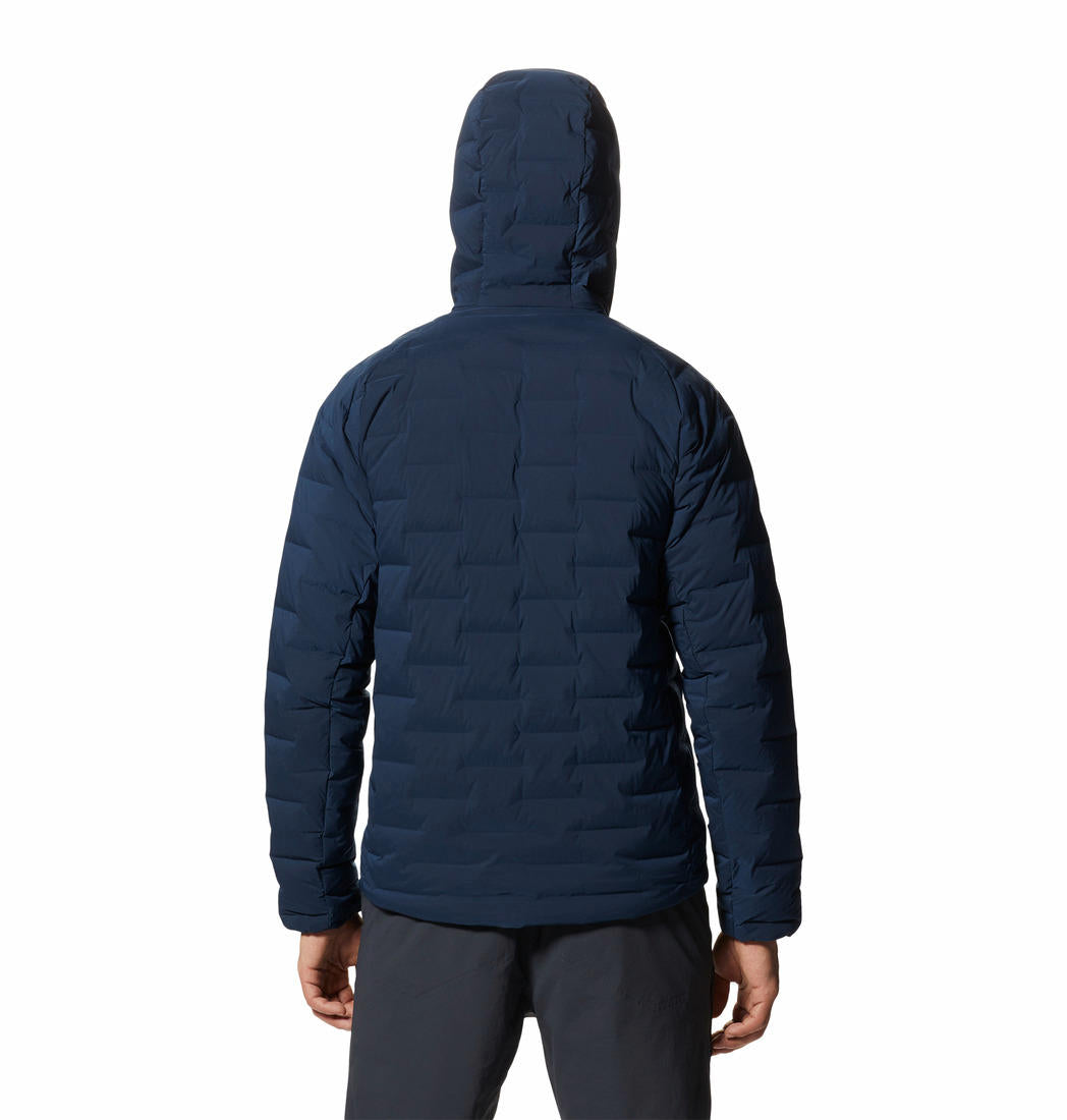 Mountain Hardwear Mens Blue Stretchdown Hoody