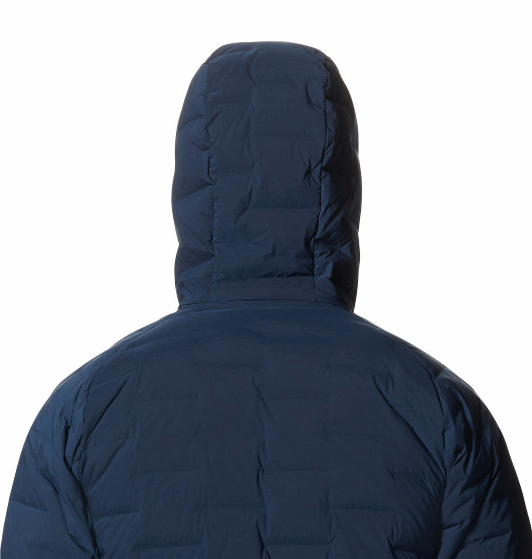 Mountain Hardwear Mens Blue Stretchdown Hoody