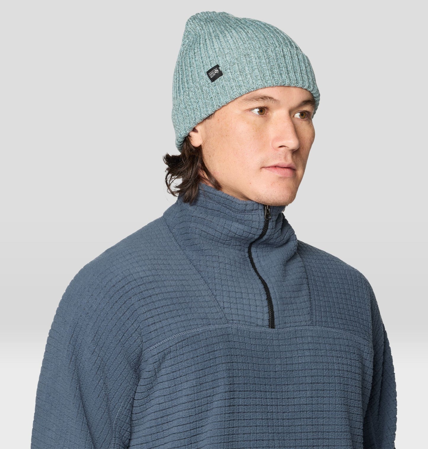 Mountain Hardwear Unisex Blue Lone Pine Beanie