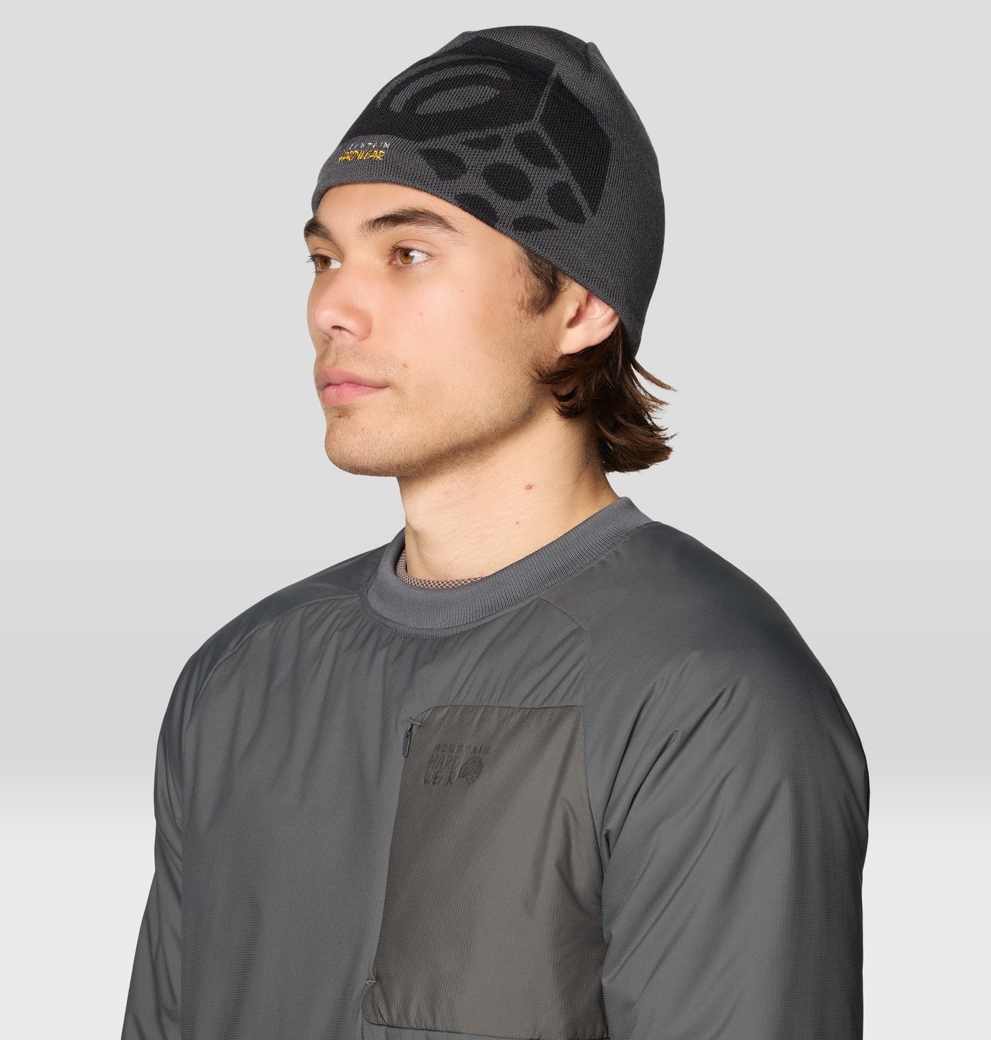 Mountain Hardwear Unisex Grey Caelum Dome Beanie
