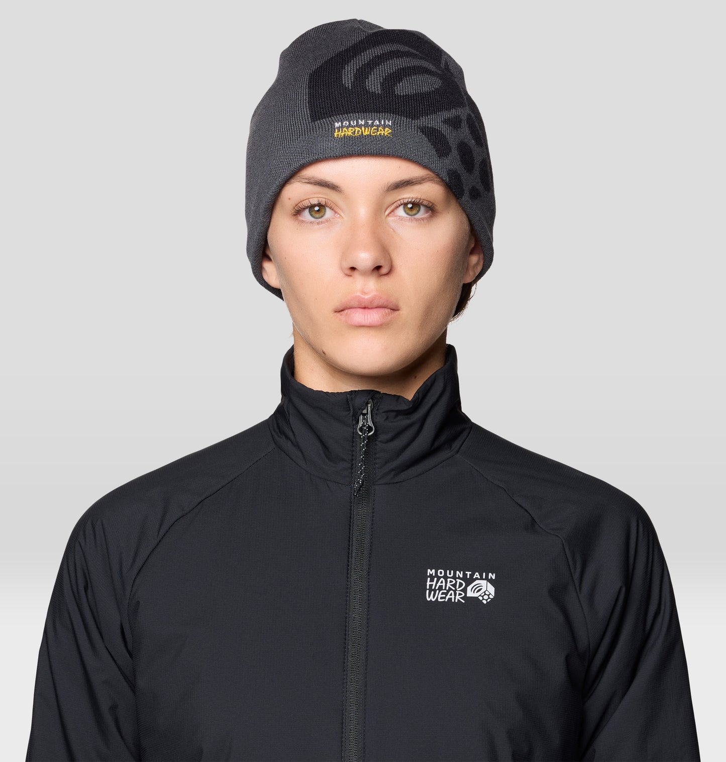Mountain Hardwear Unisex Grey Caelum Dome Beanie