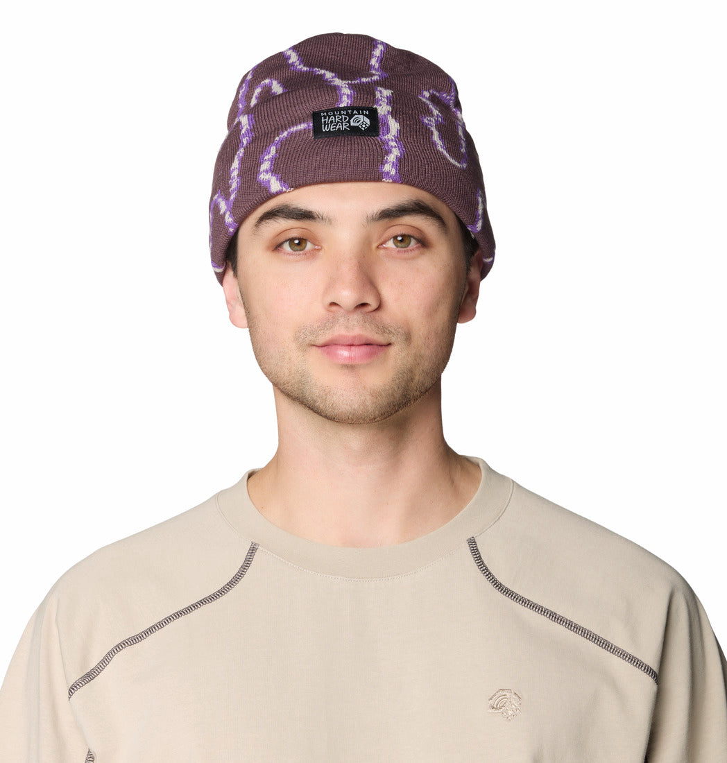 Mountain Hardwear Unisex Purple Town Square Jacquard Beanie