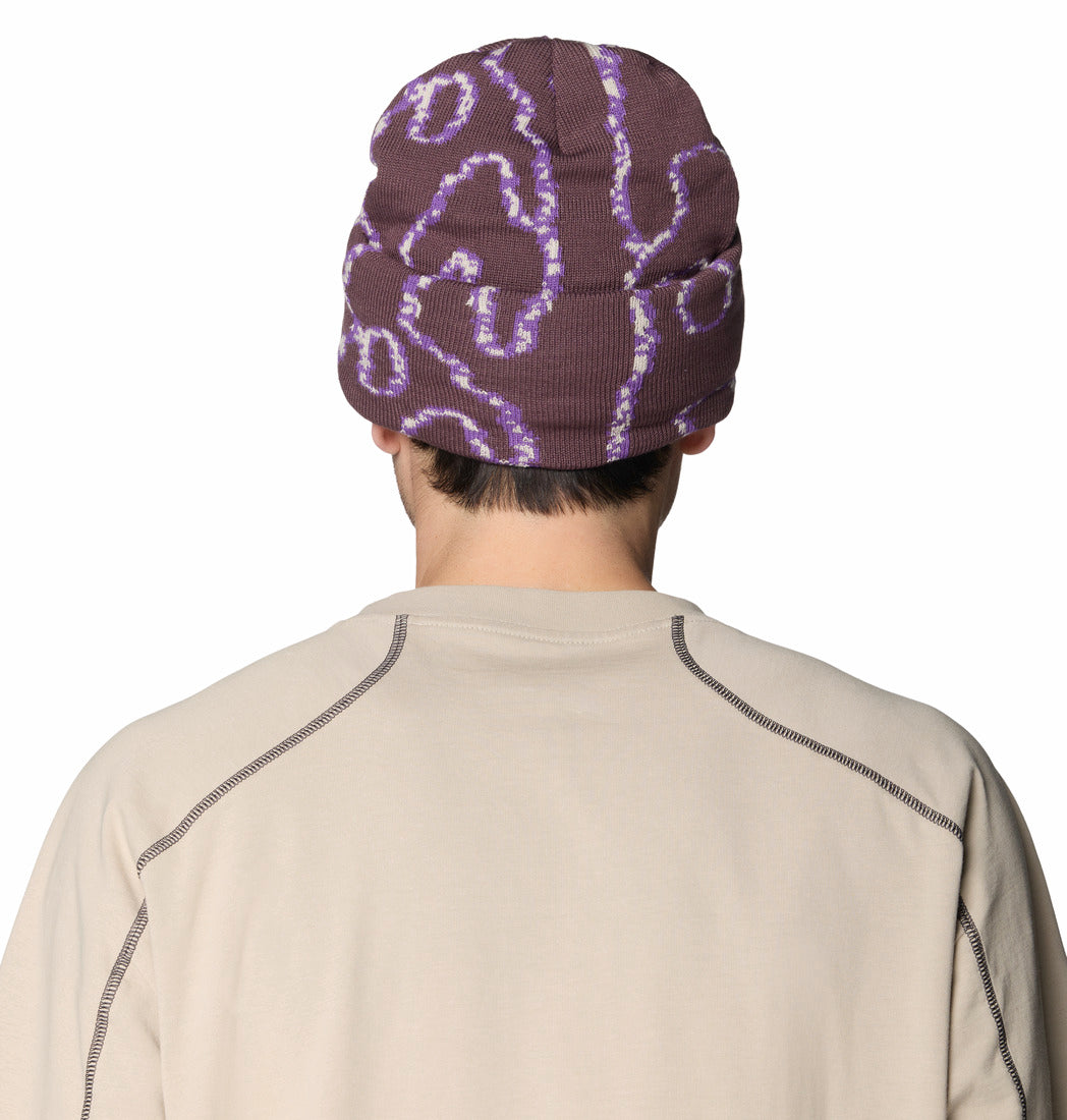 Mountain Hardwear Unisex Purple Town Square Jacquard Beanie