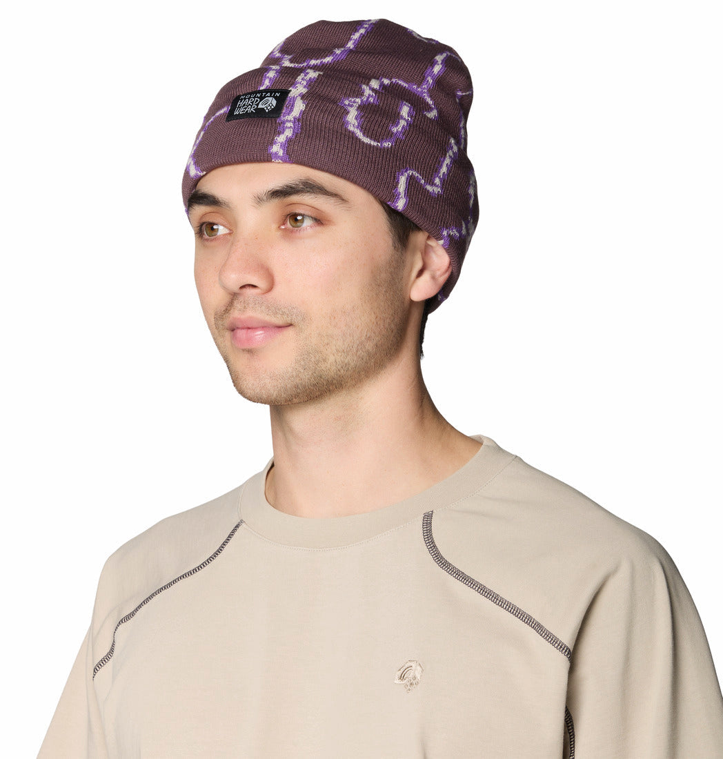 Mountain Hardwear Unisex Purple Town Square Jacquard Beanie