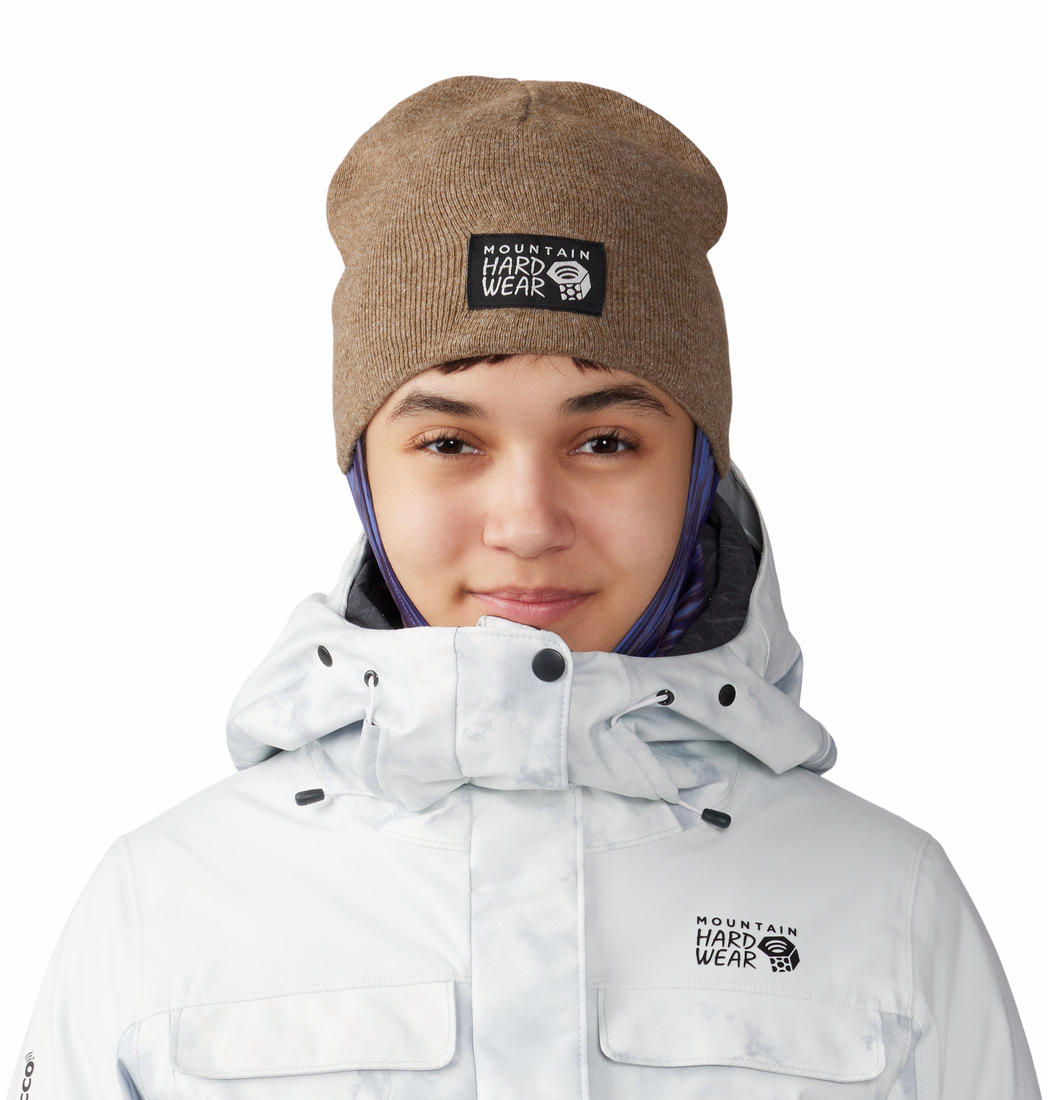 Mountain Hardwear Unisex Brown Logo Beanie