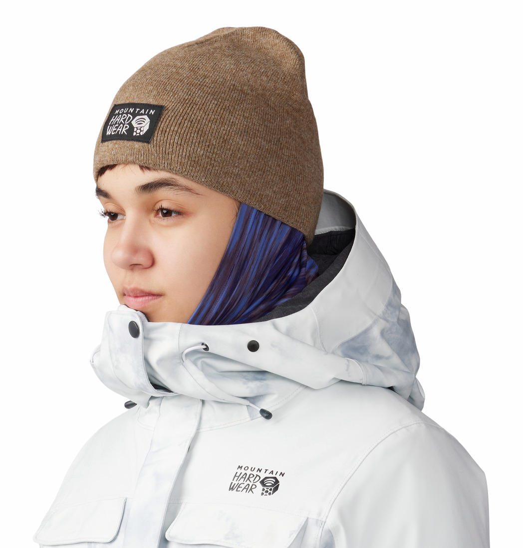 Mountain Hardwear Unisex Brown Logo Beanie