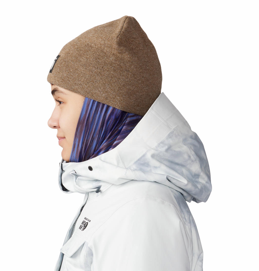 Mountain Hardwear Unisex Brown Logo Beanie