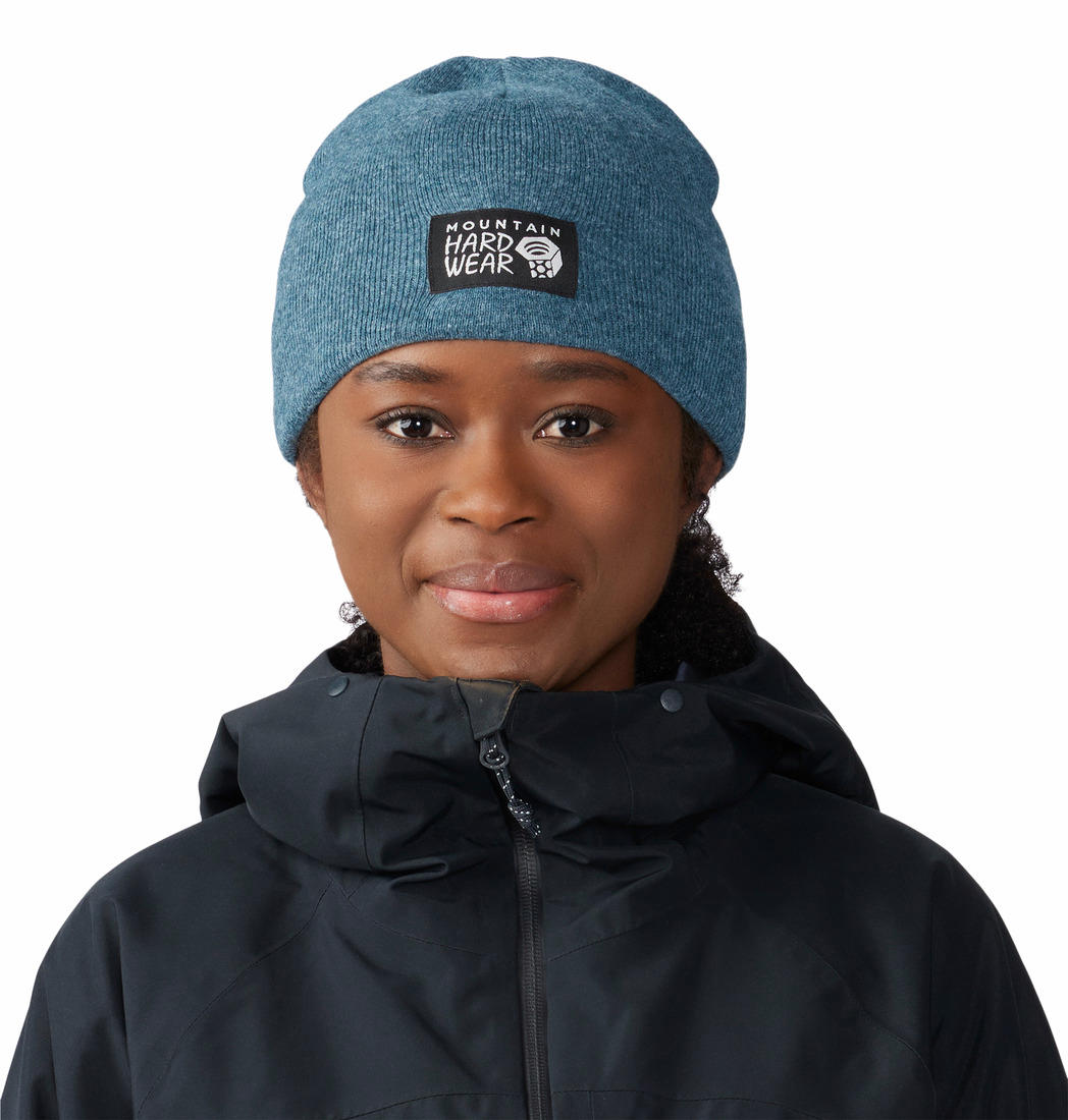 Mountain Hardwear Unisex Green Logo Beanie