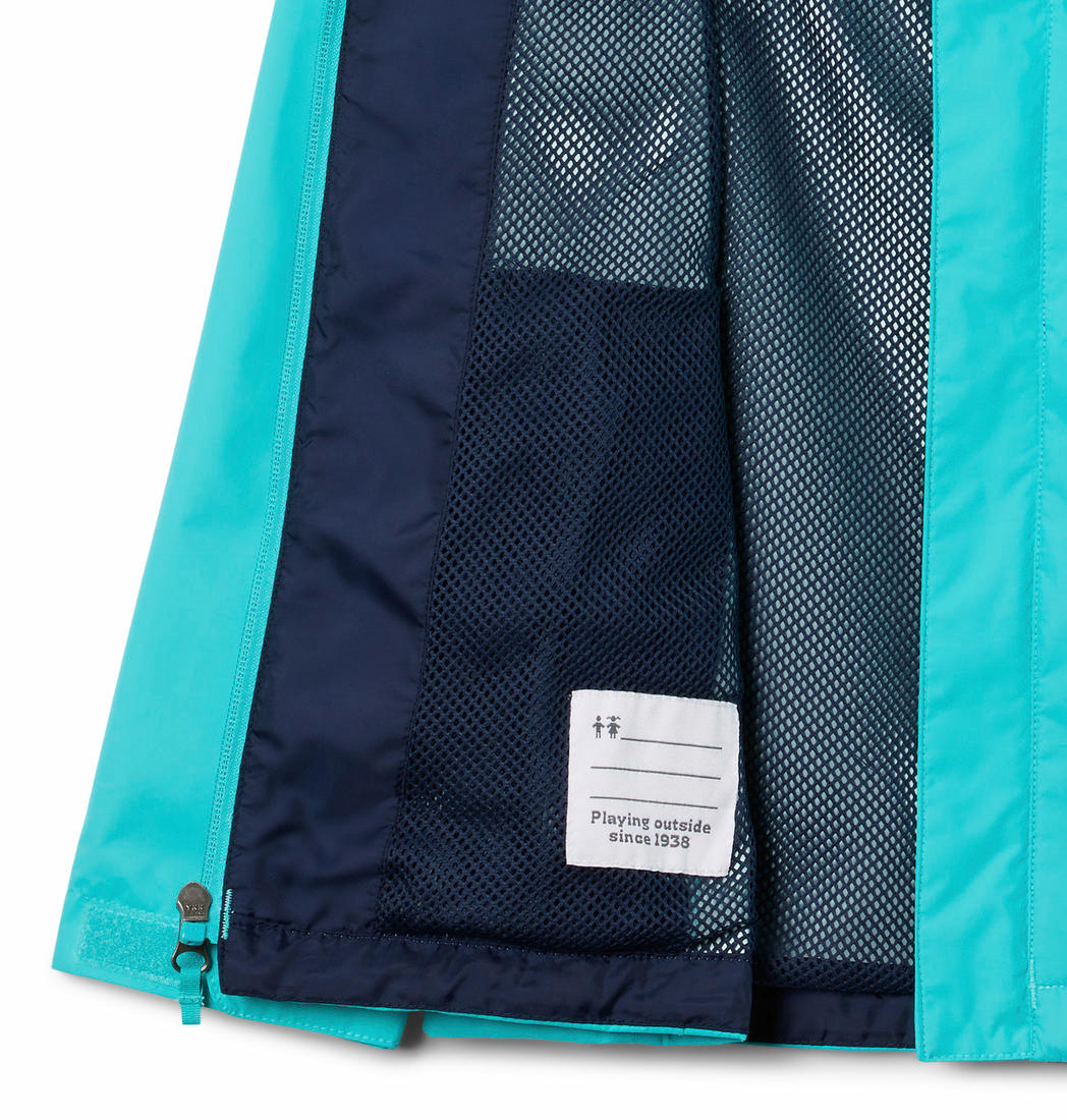 Columbia Kids Boys Blue Watertight Rain Jacket