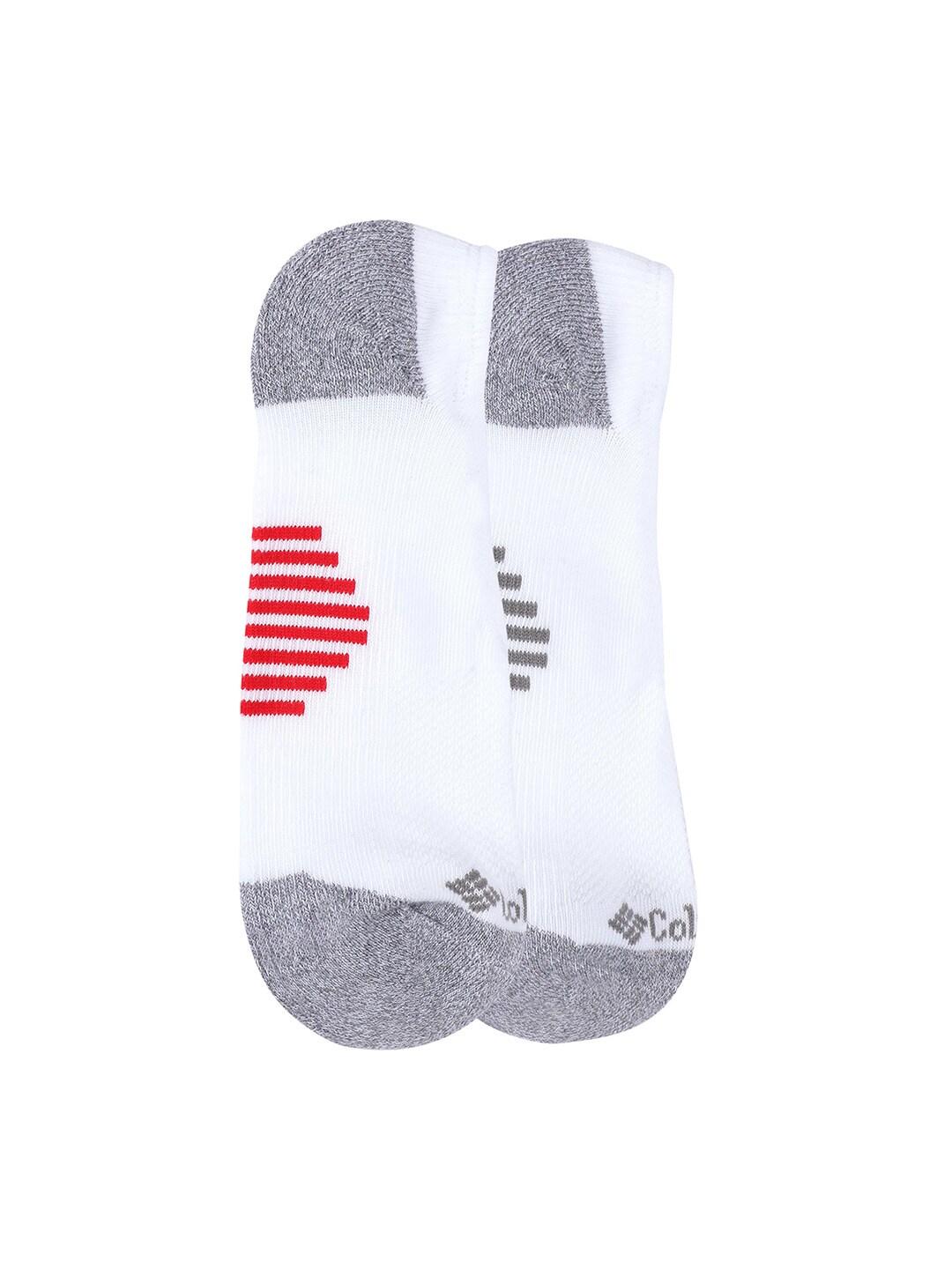 Columbia Men White SOCKS MN 3P ECLPS LNR-ACC STR  (3 Pair) (Non Returnable)