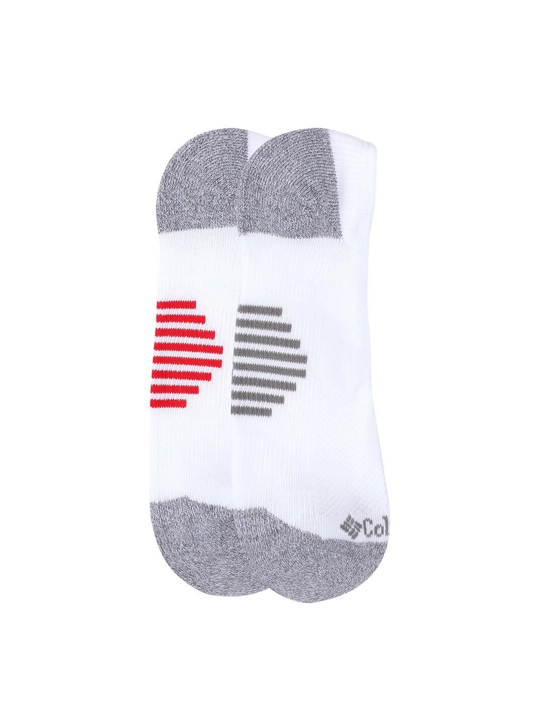 Columbia Men White SOCKS MN 3P ECLPS LNR-ACC STR  (3 Pair) (Non Returnable)