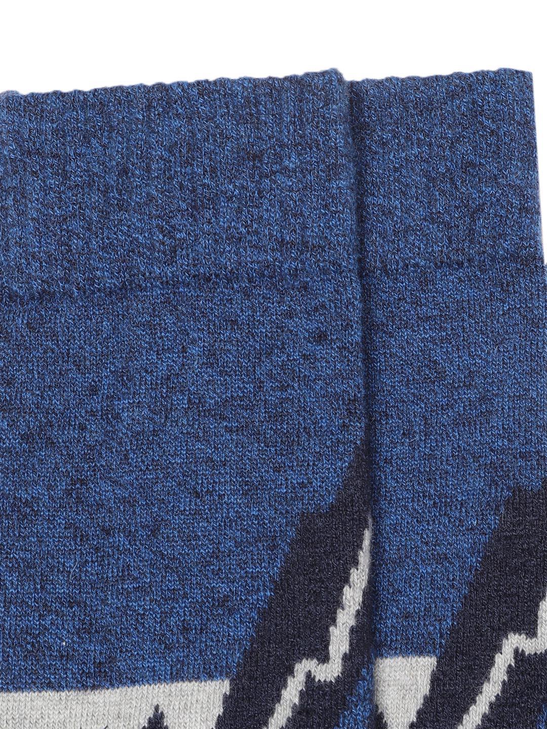 Columbia Unisex Blue SOCKS UX 1P SKI OTC/LARGE 1P C  (1 Pair) (Non Returnable)